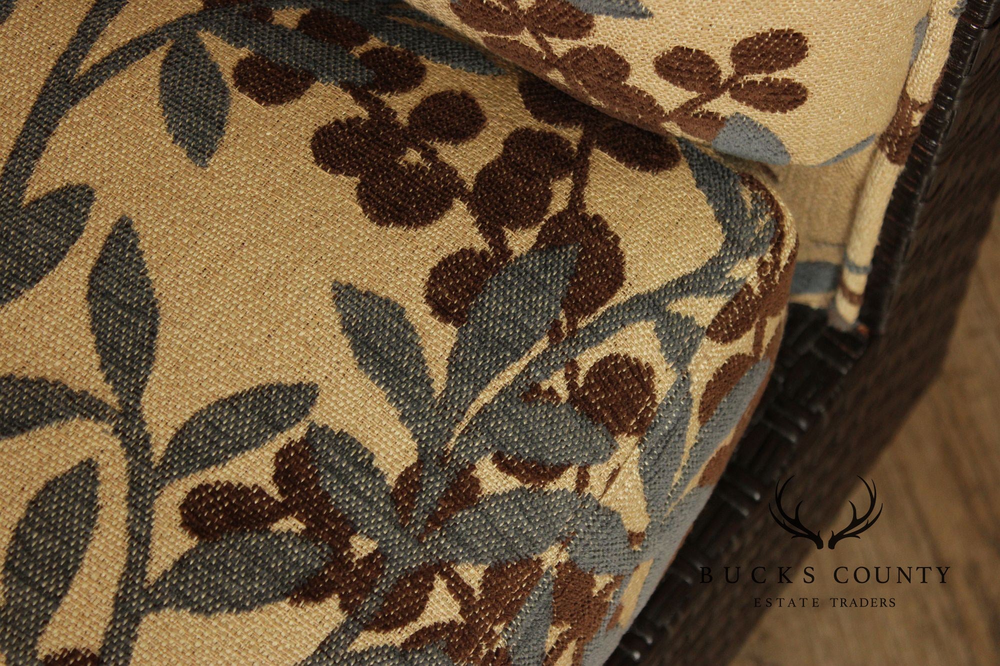 Orlando Diaz-Azcuy For McGuire Cambay Woven Wicker4 Part Sectional Sofa