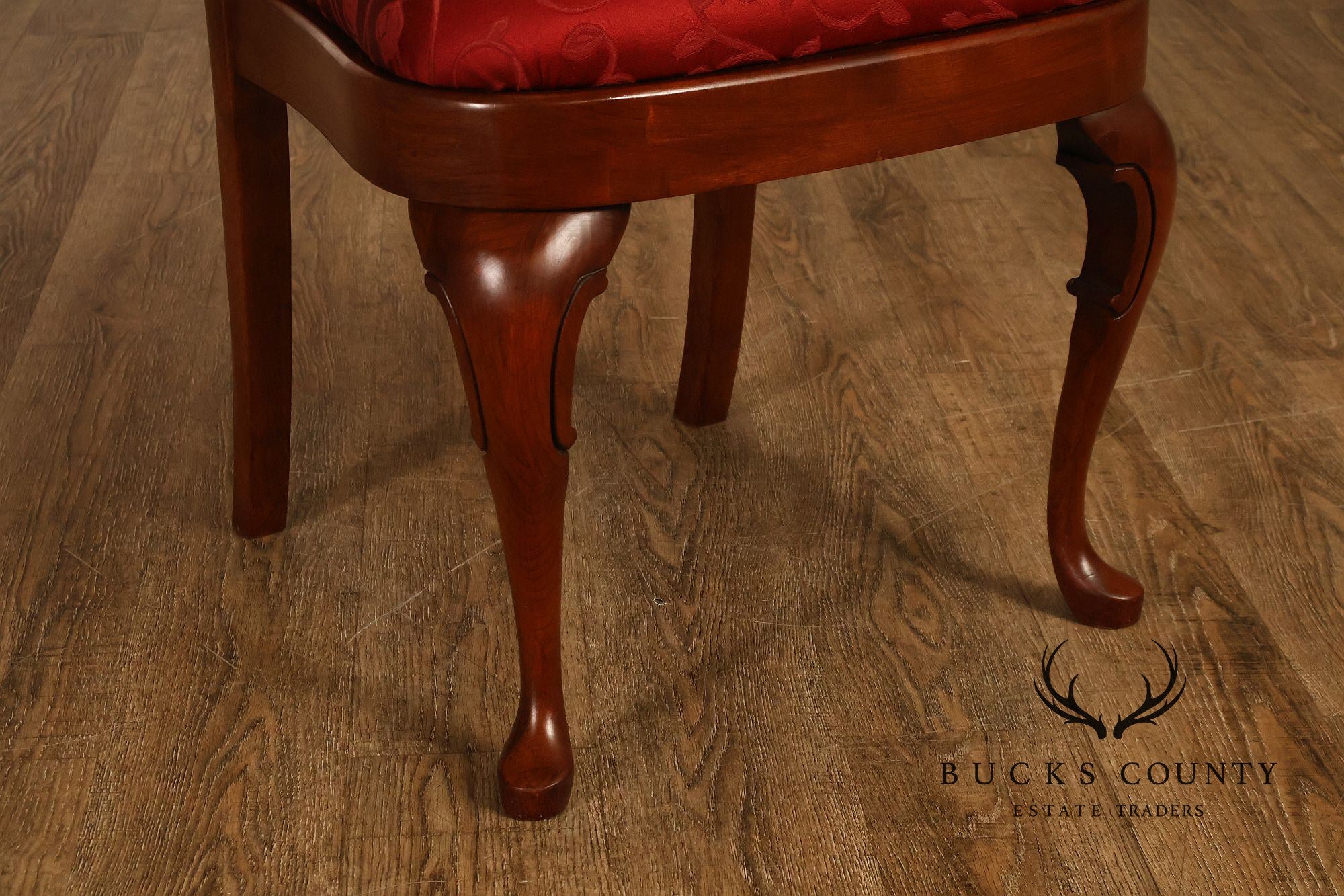 Pennsylvania House Set Of 10 Queen Anne Cherry Dining Chairs
