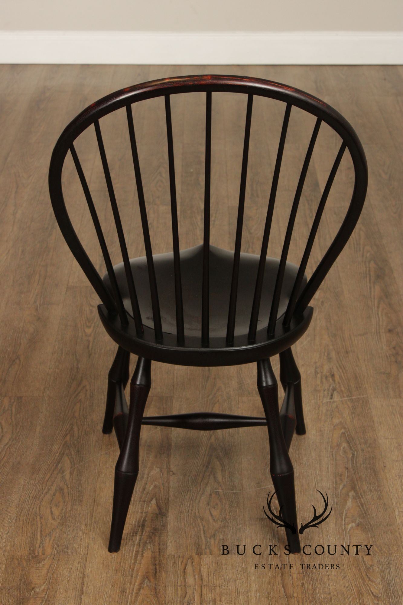 D.R. Dimes Ebonized Windsor Chair
