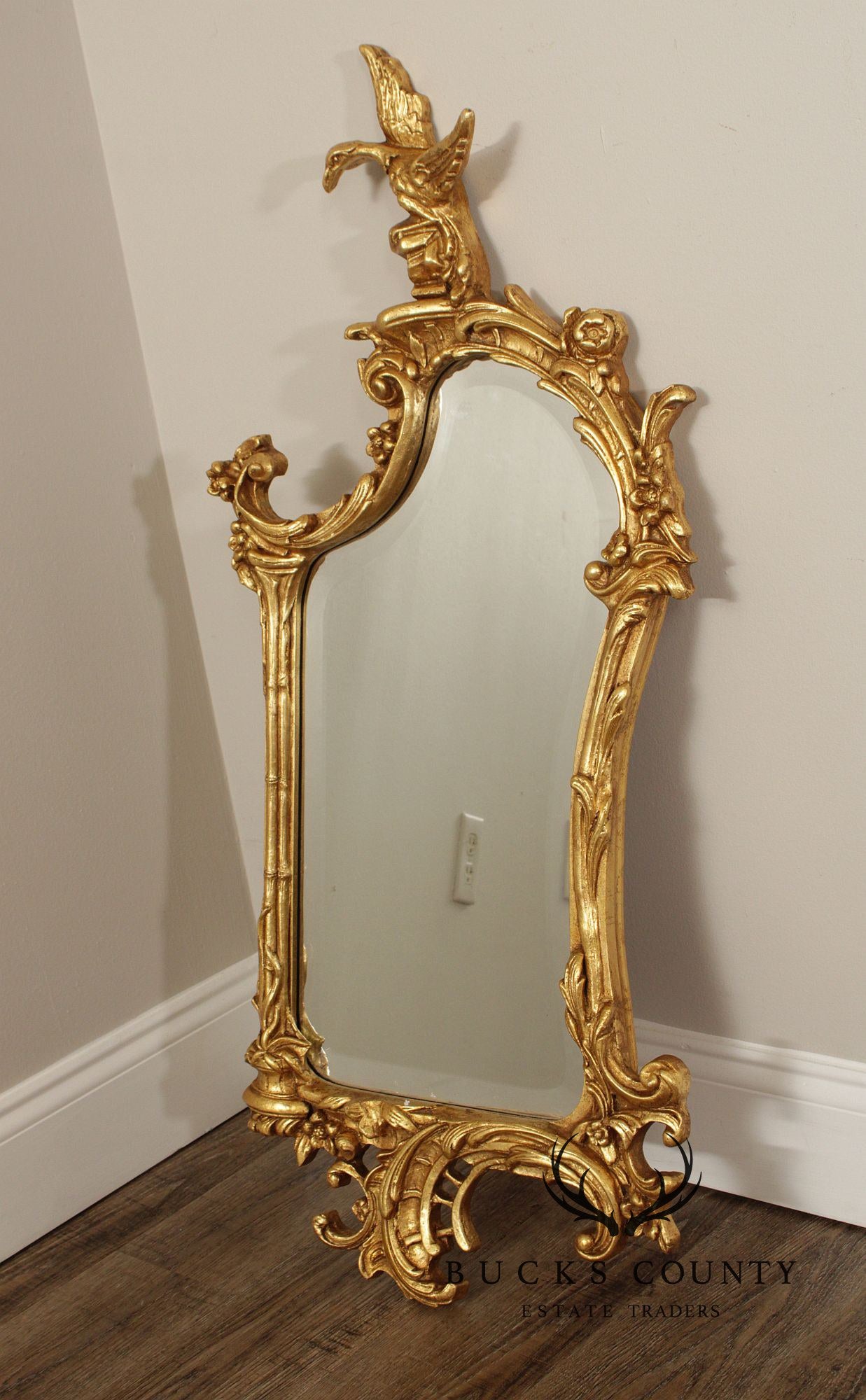 George III Style Pair Of Giltwood Wall Mirrors