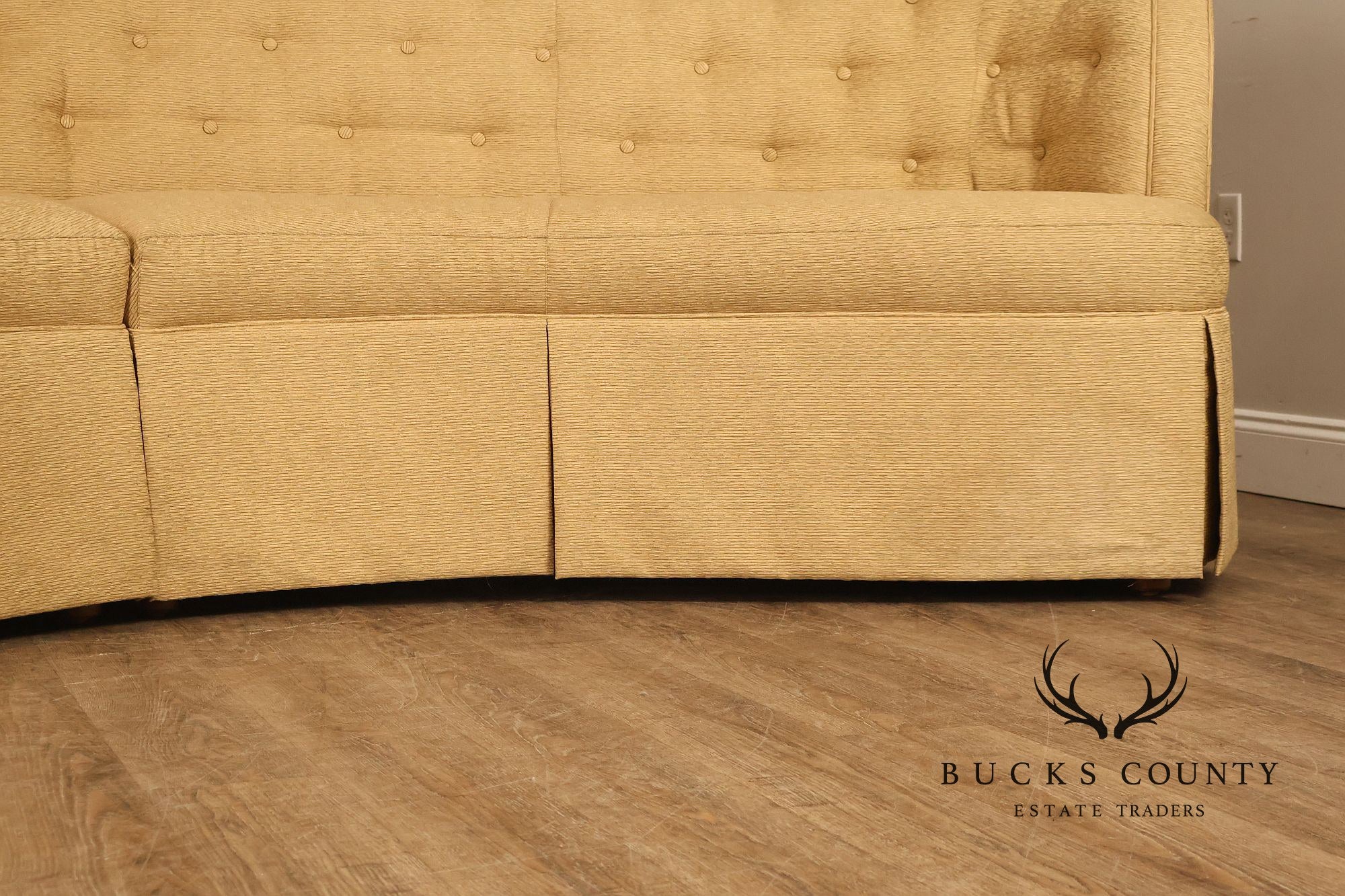 Thomasville Bogart Collection Curved Corner Sofa