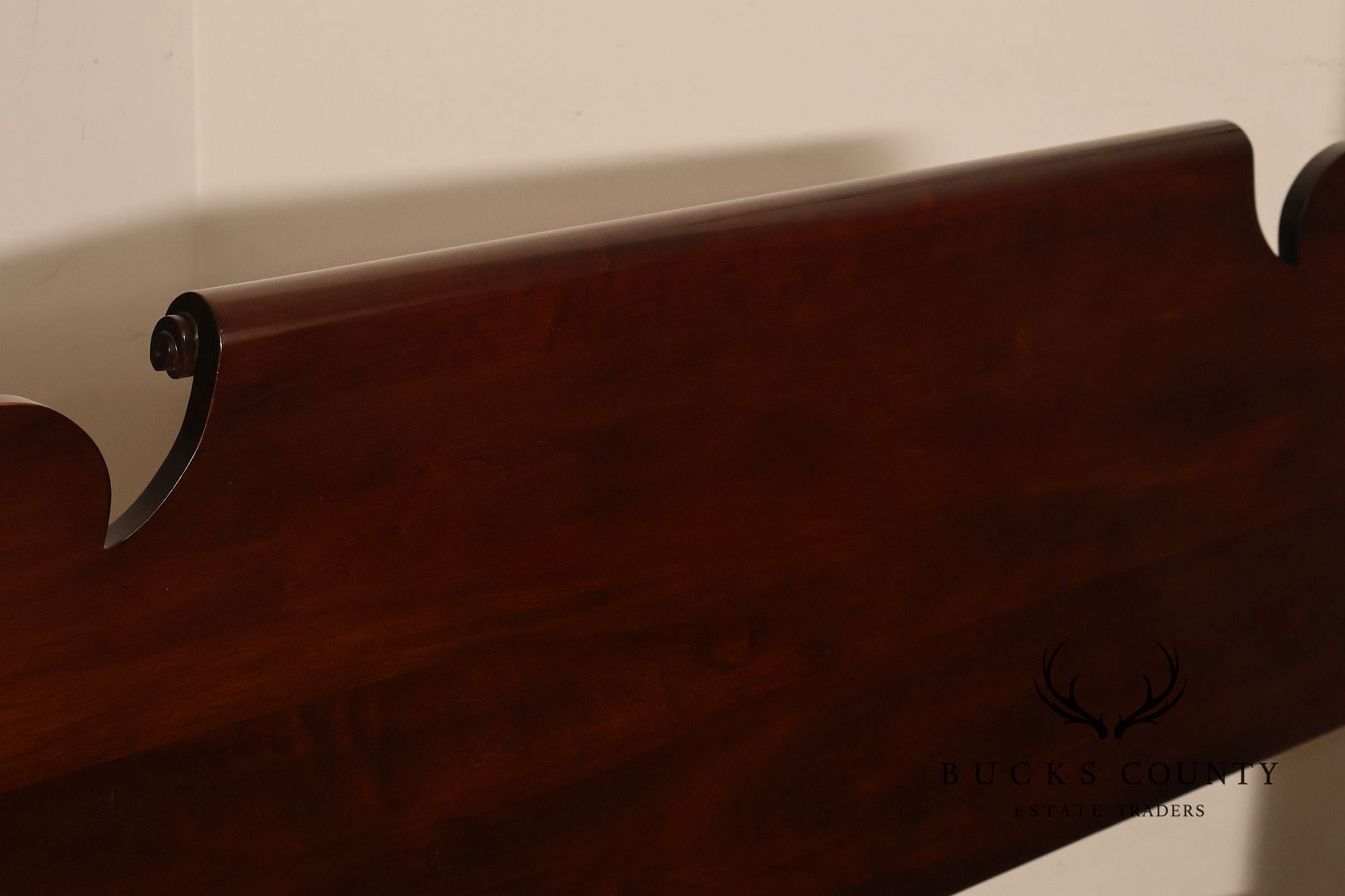 Statton Vintage Carved Cherry Queen Poster Bed