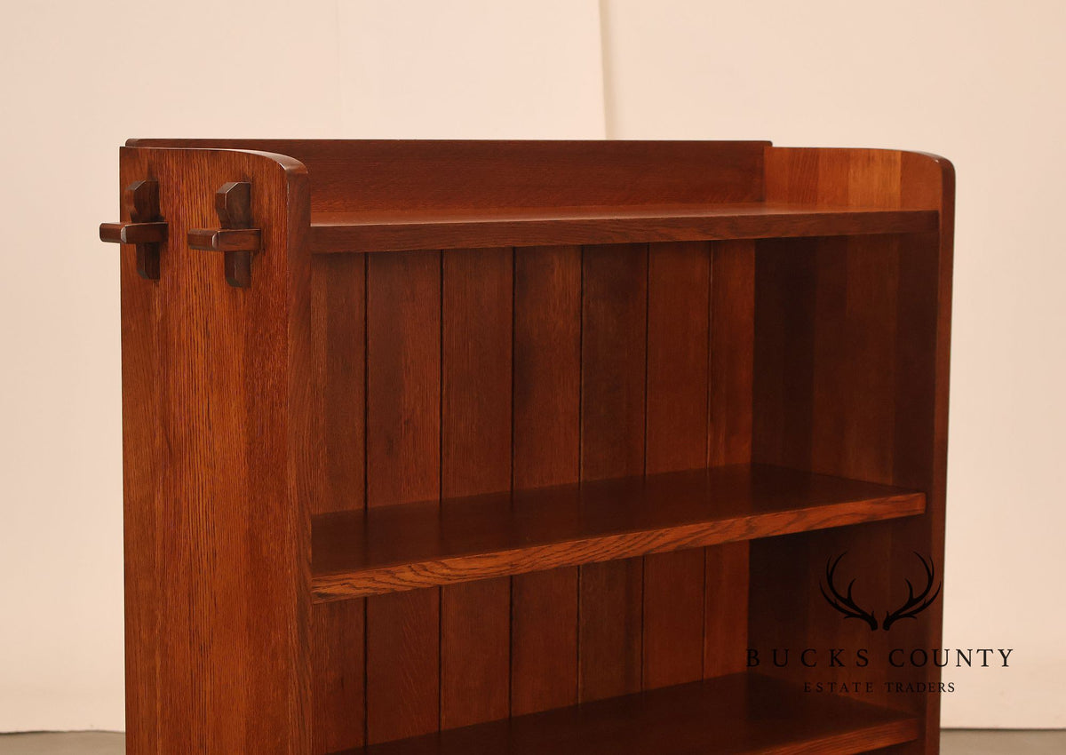 Stickley Mission Collection Oak Open Bookcase