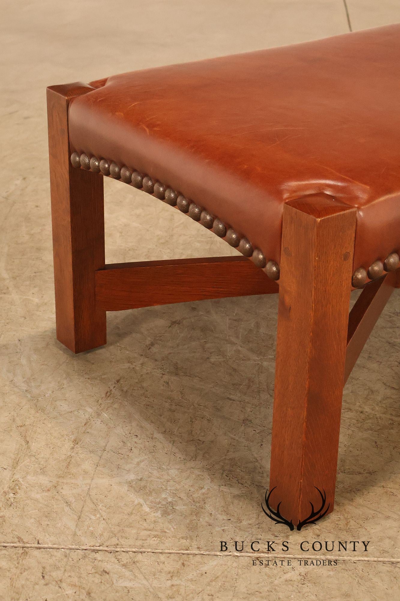 Stickley Mission Collection 25th Anniversary Limited Edition Dalai Lama Eastwood Chair & Ottoman No. 45/100