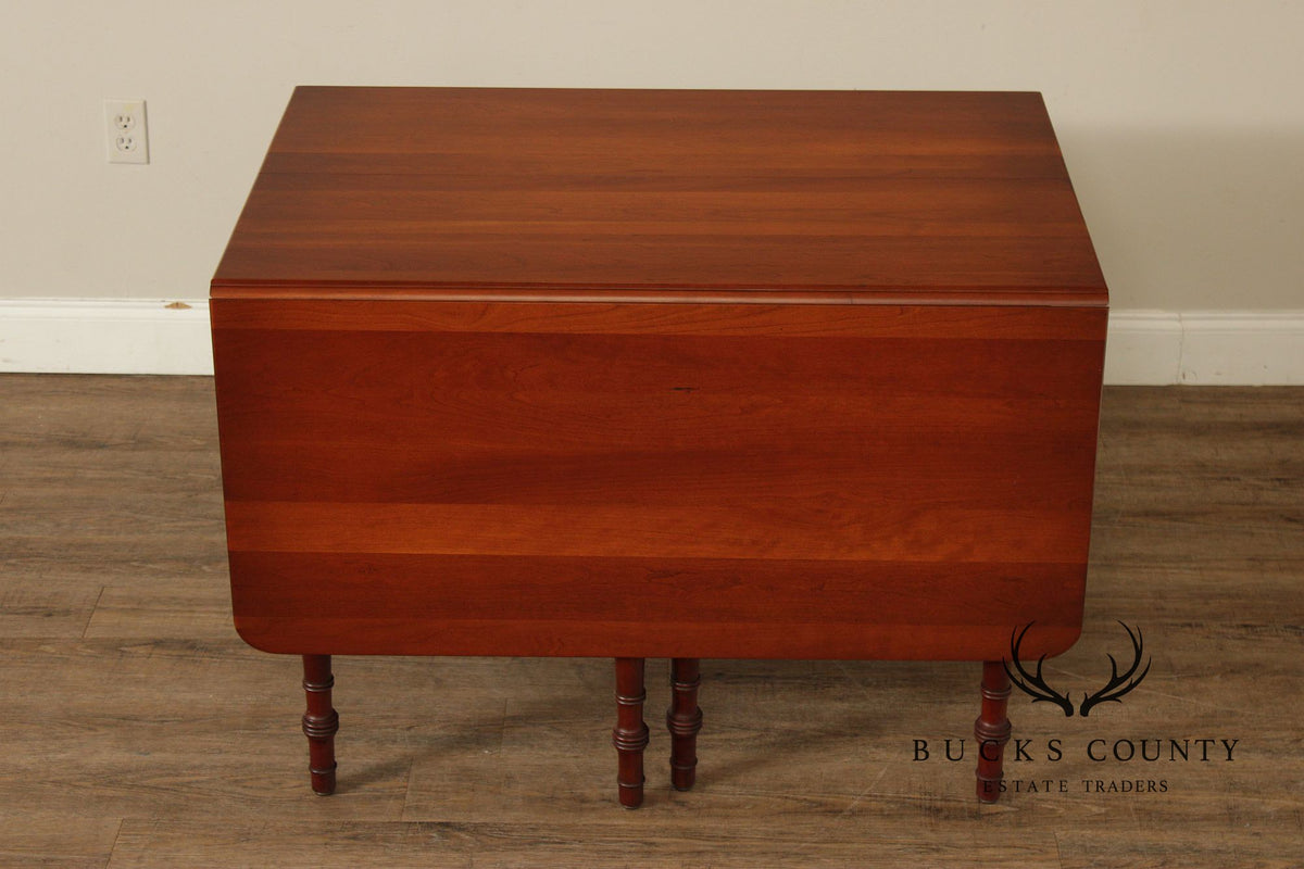 Empire Furniture Cherry Drop-Leaf Expandable Dining Table
