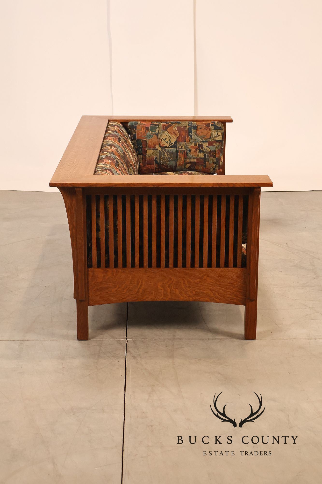 Stickley Mission Collection Oak Prairie Settle