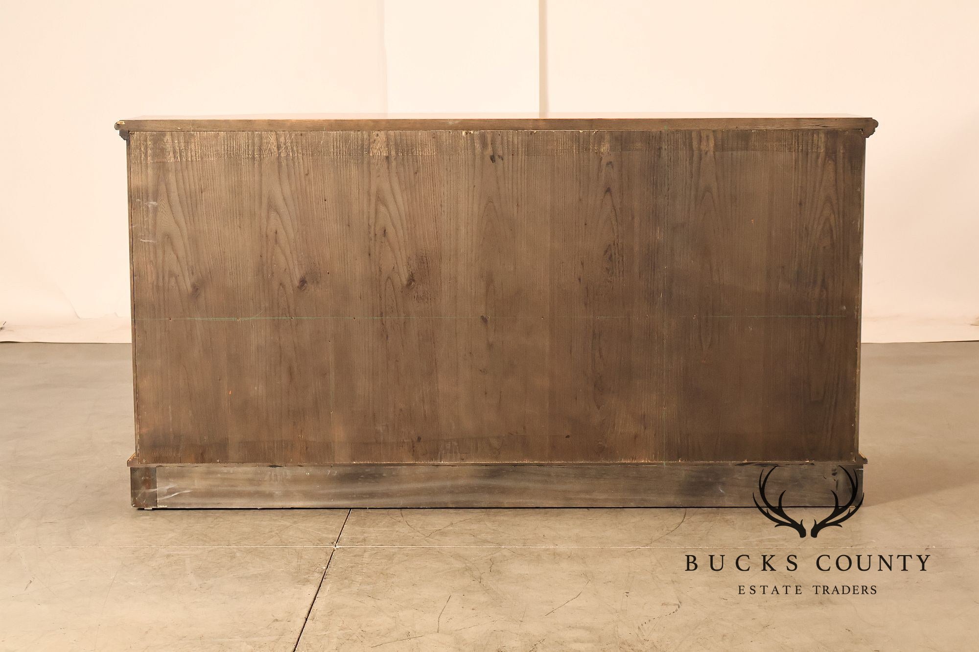 Italian Neoclassical Style Burl Wood Sideboard Credenza
