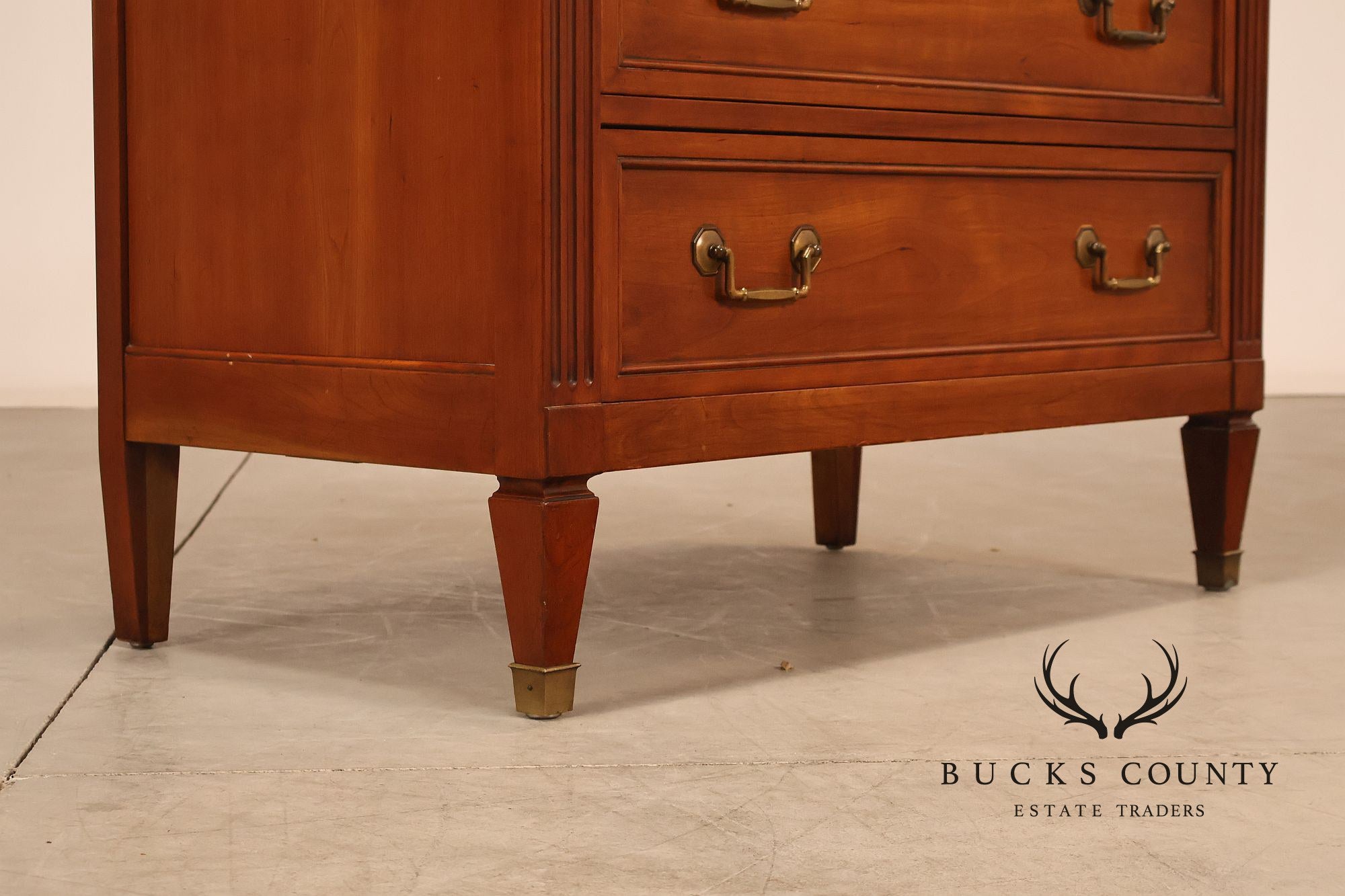 Kindel French Directoire Style Fruitwood High Chest