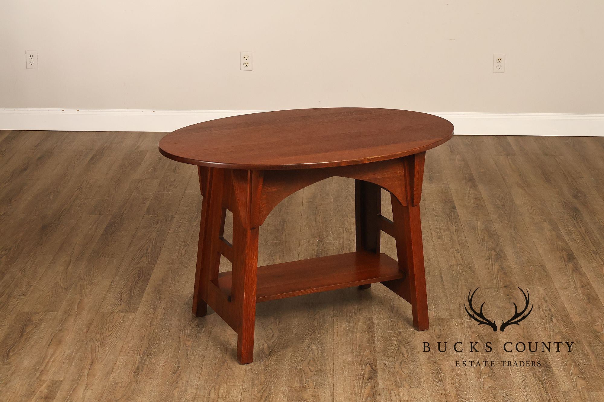 Stickley Mission Collection Oak Limbert Library Table
