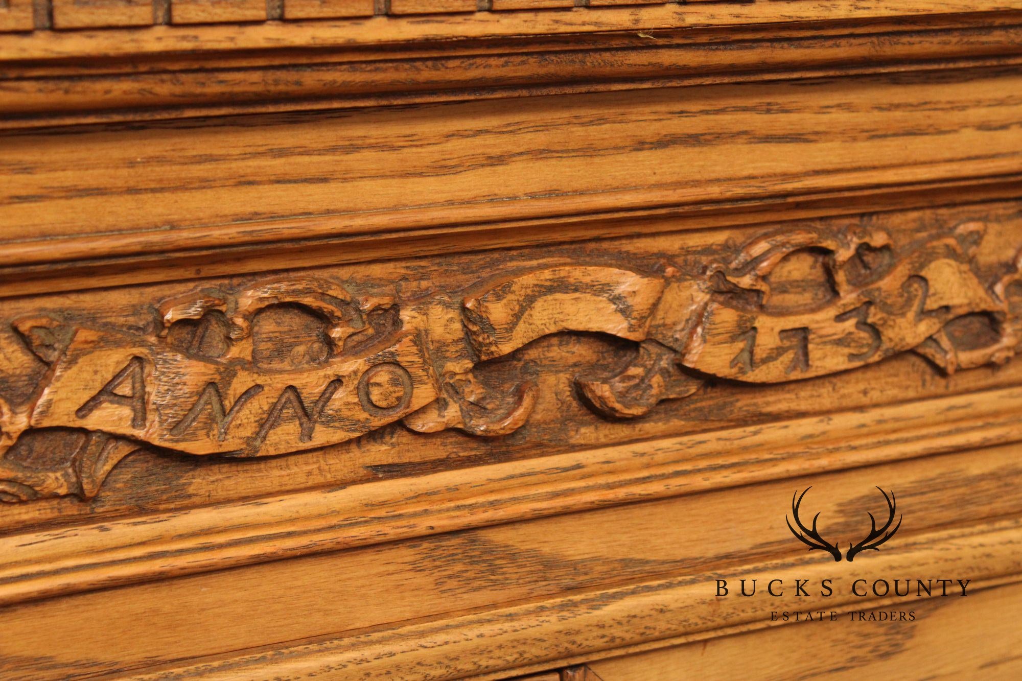 Romweber Viking Oak Vintage Two Door Cabinet