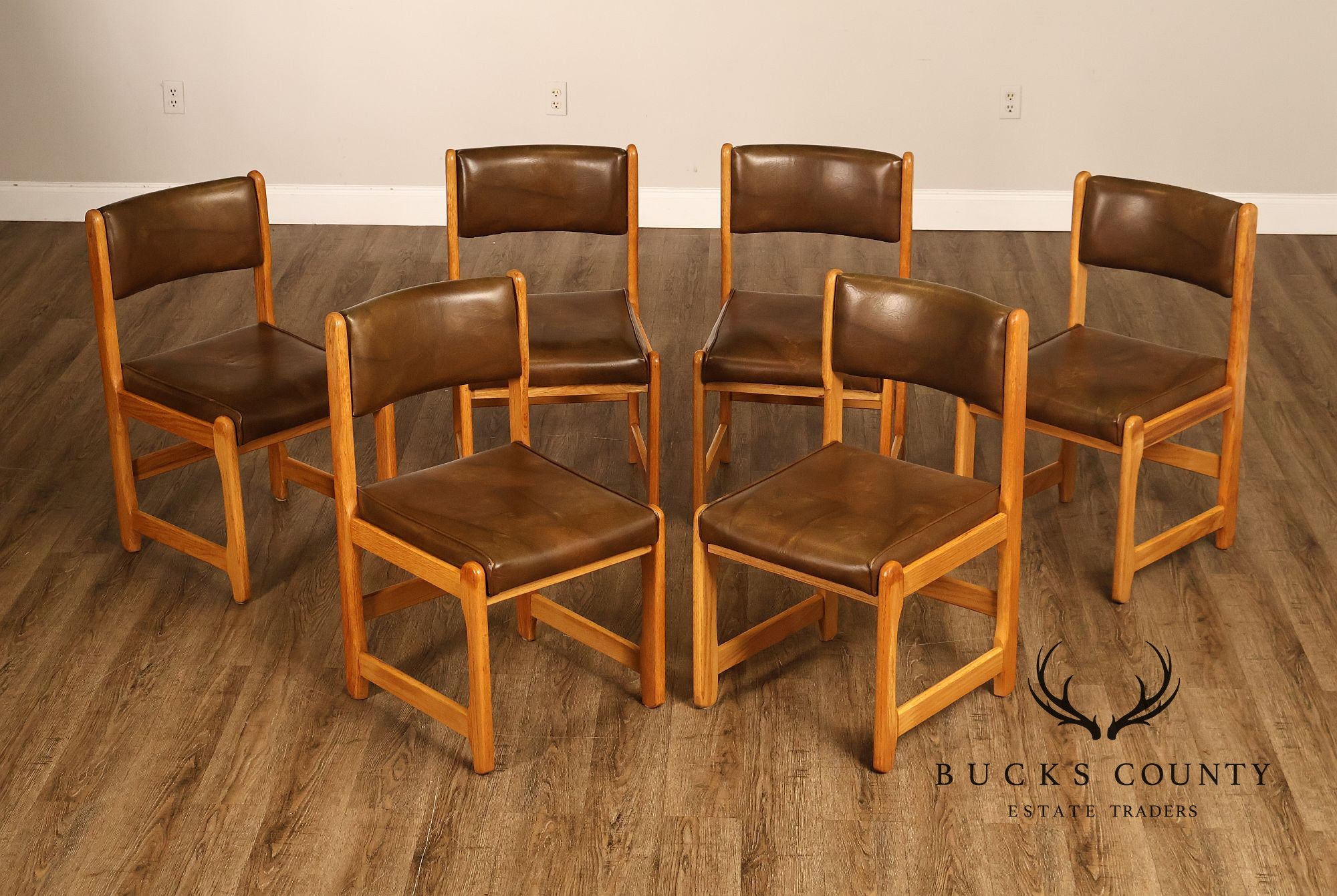 Whitaker Furniture Set Of 6 Mid Century Modern Dining Chairs