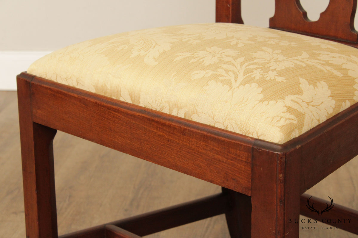 Antique Chippendale Style Cherry Side Chair