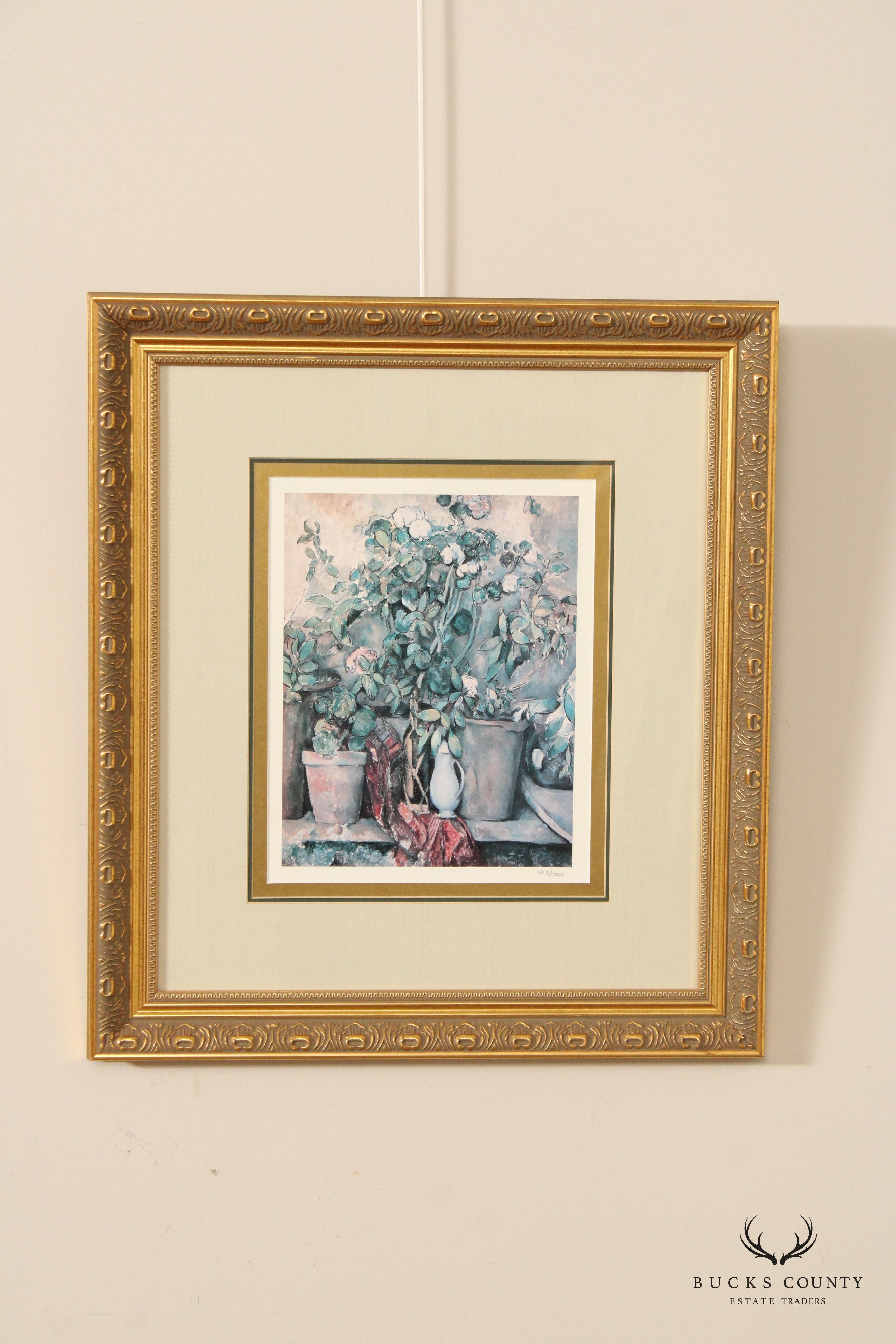 Paul Cezanne 'Potted Plants' Framed Print