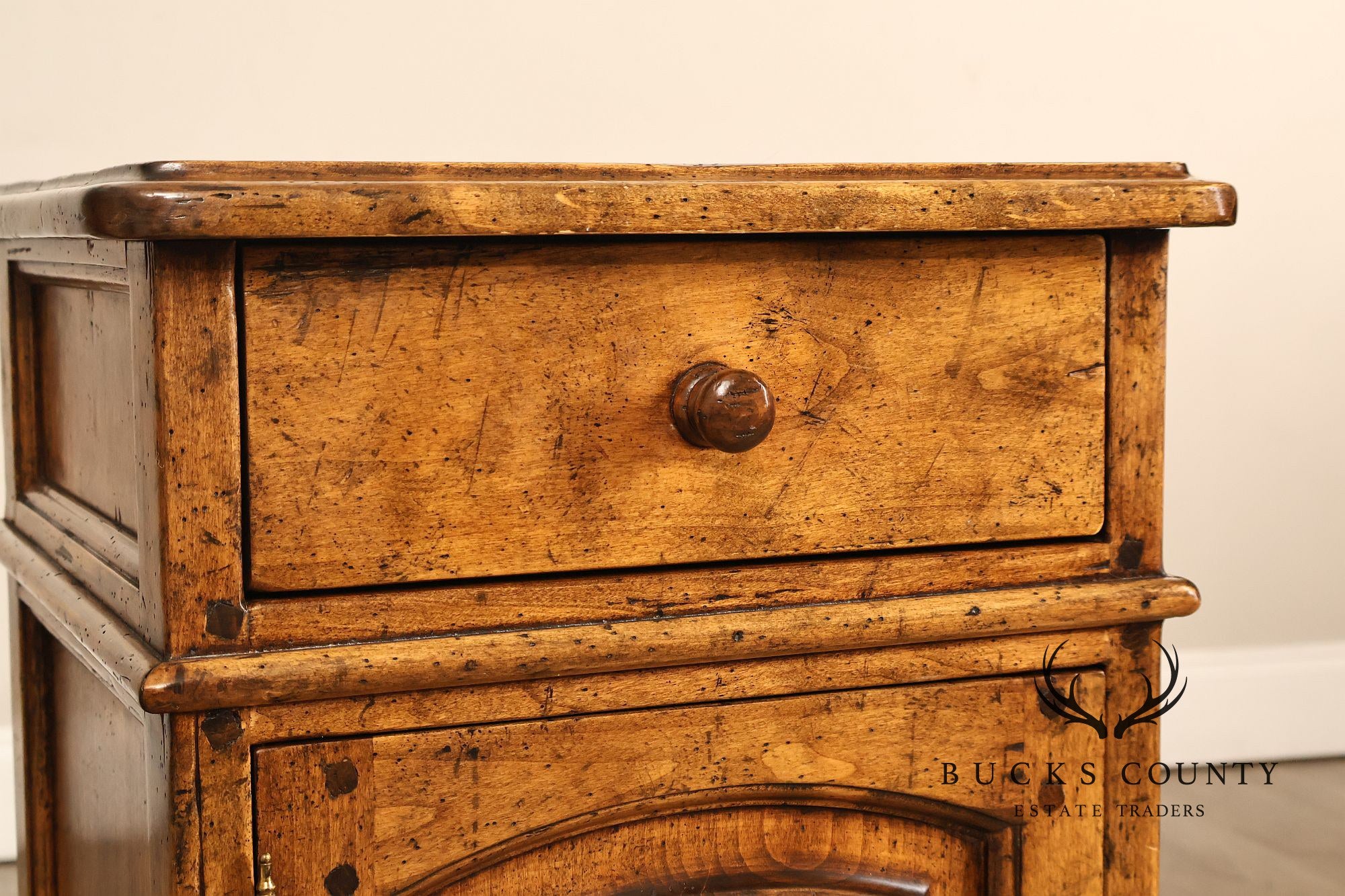 Guy Chaddock Melrose Collection Rustic One Drawer Nightstand