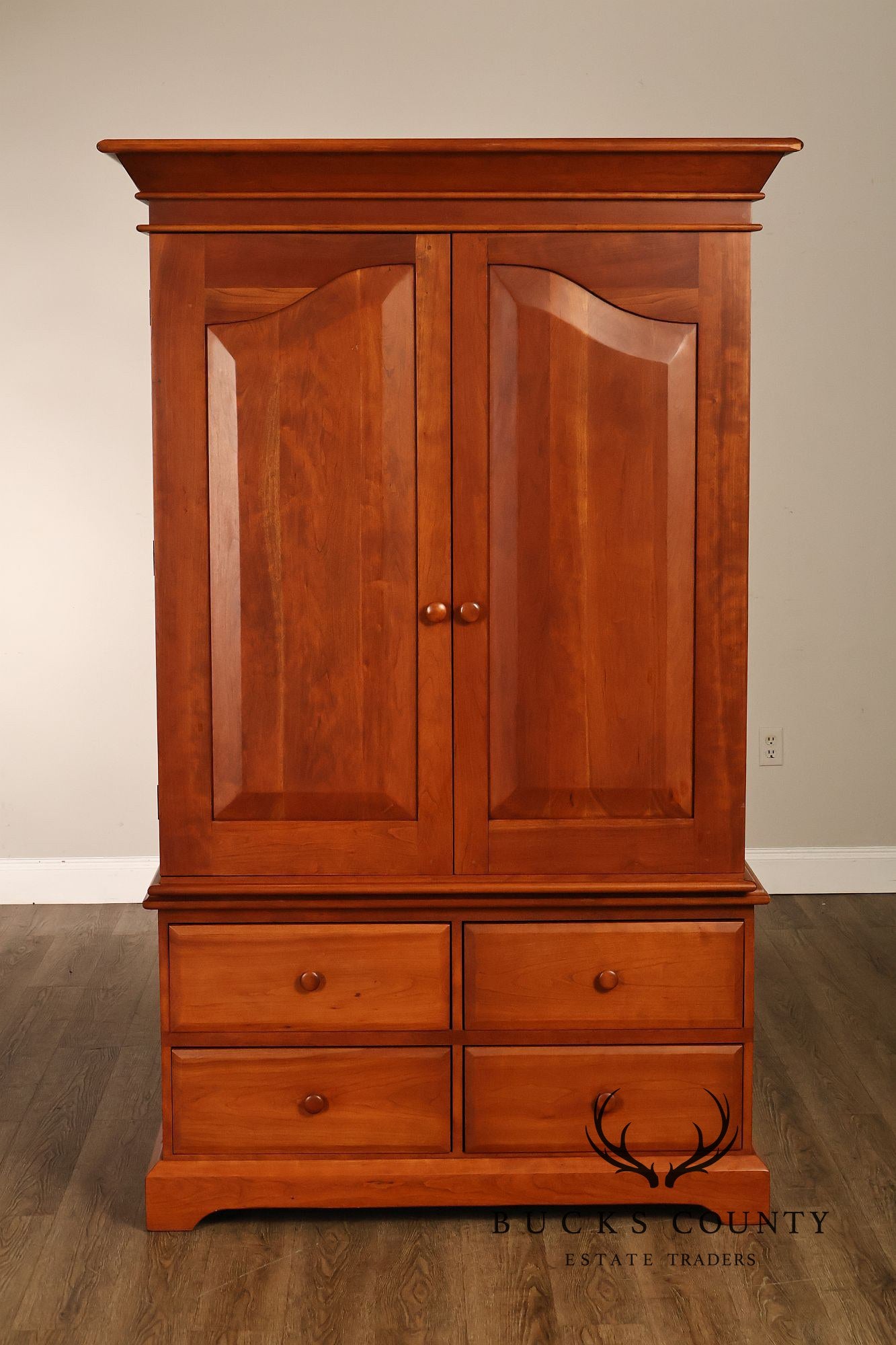Hunt Country Furniture Cherry Two Door Armoire