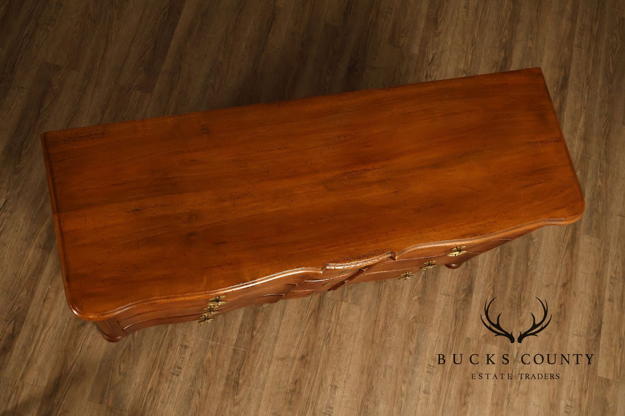 Don Ruseau Custom Continental Style Walnut Chest Of Drawers