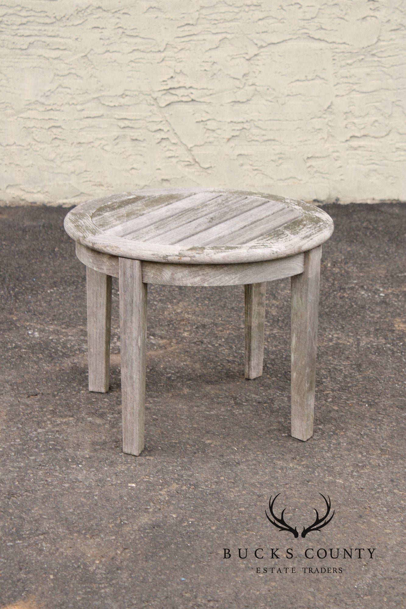 Gloster Outdoor Teak Round Side Table
