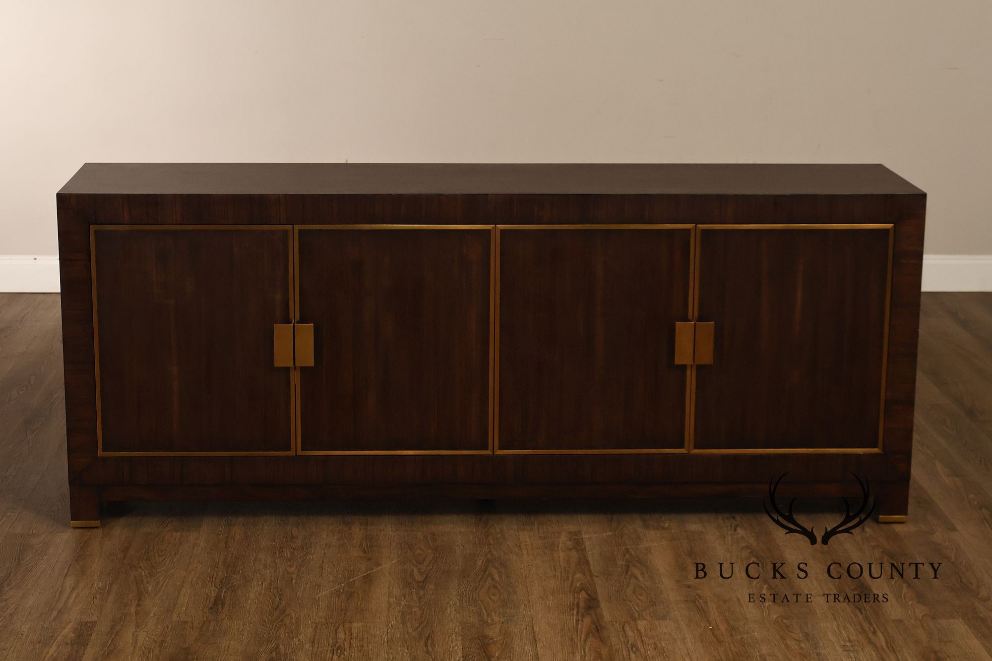 Restoration Hardware Contemporary Four-Door Credenza or Sideboard