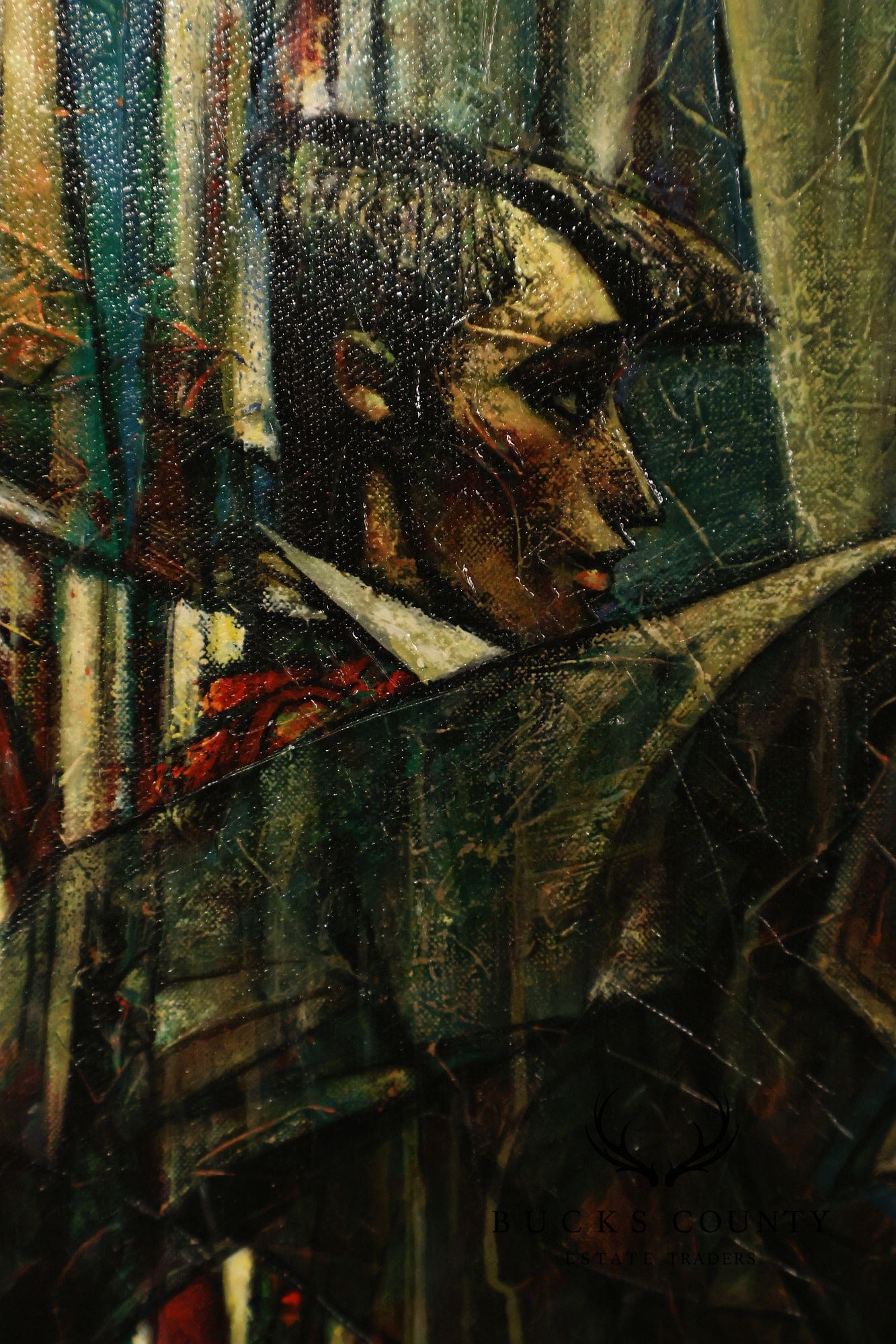 Andrei Protsouk Hand-Embellished Print, 'London Time'
