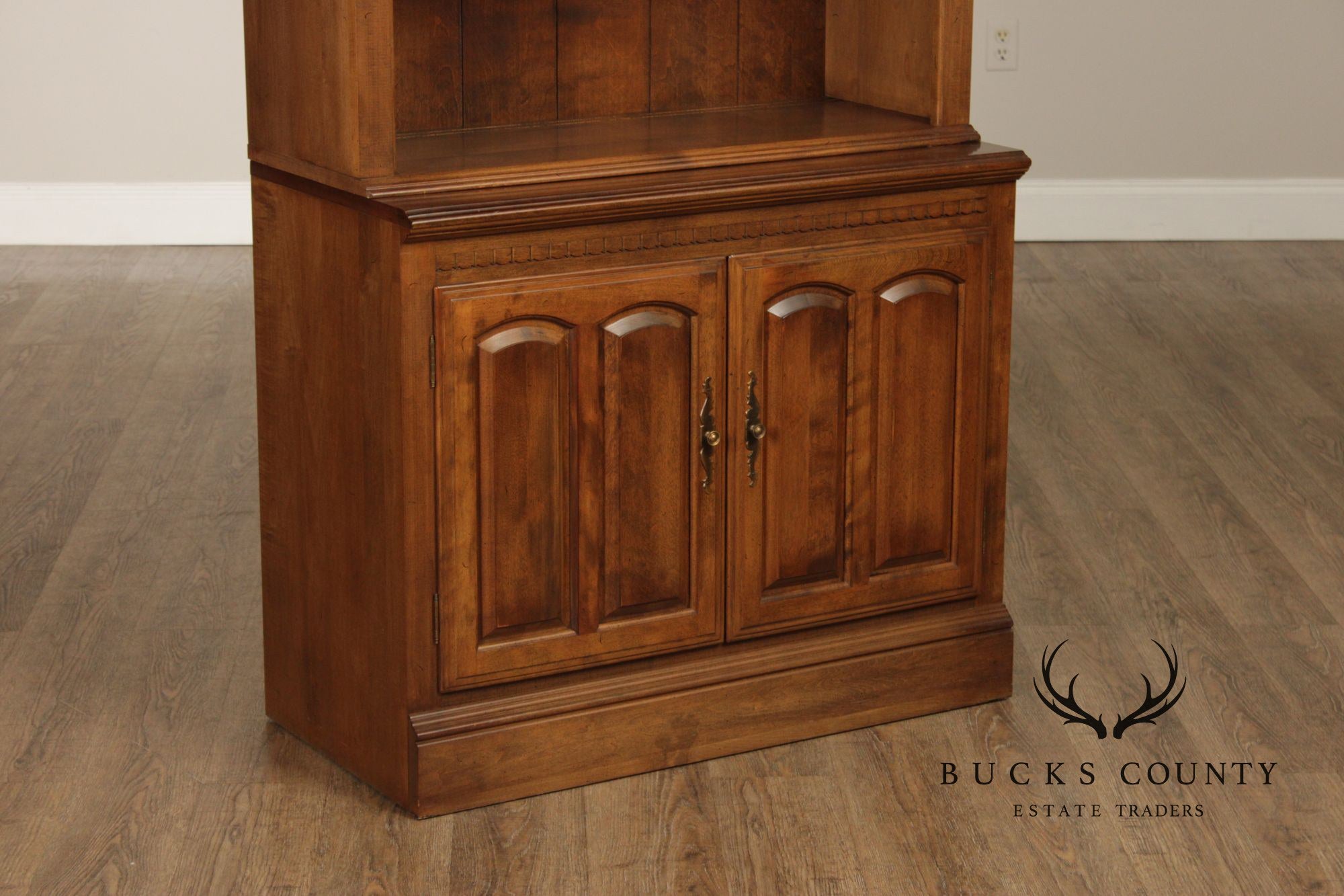 Ethan Allen Vintage Pair Of Maple Bookcases