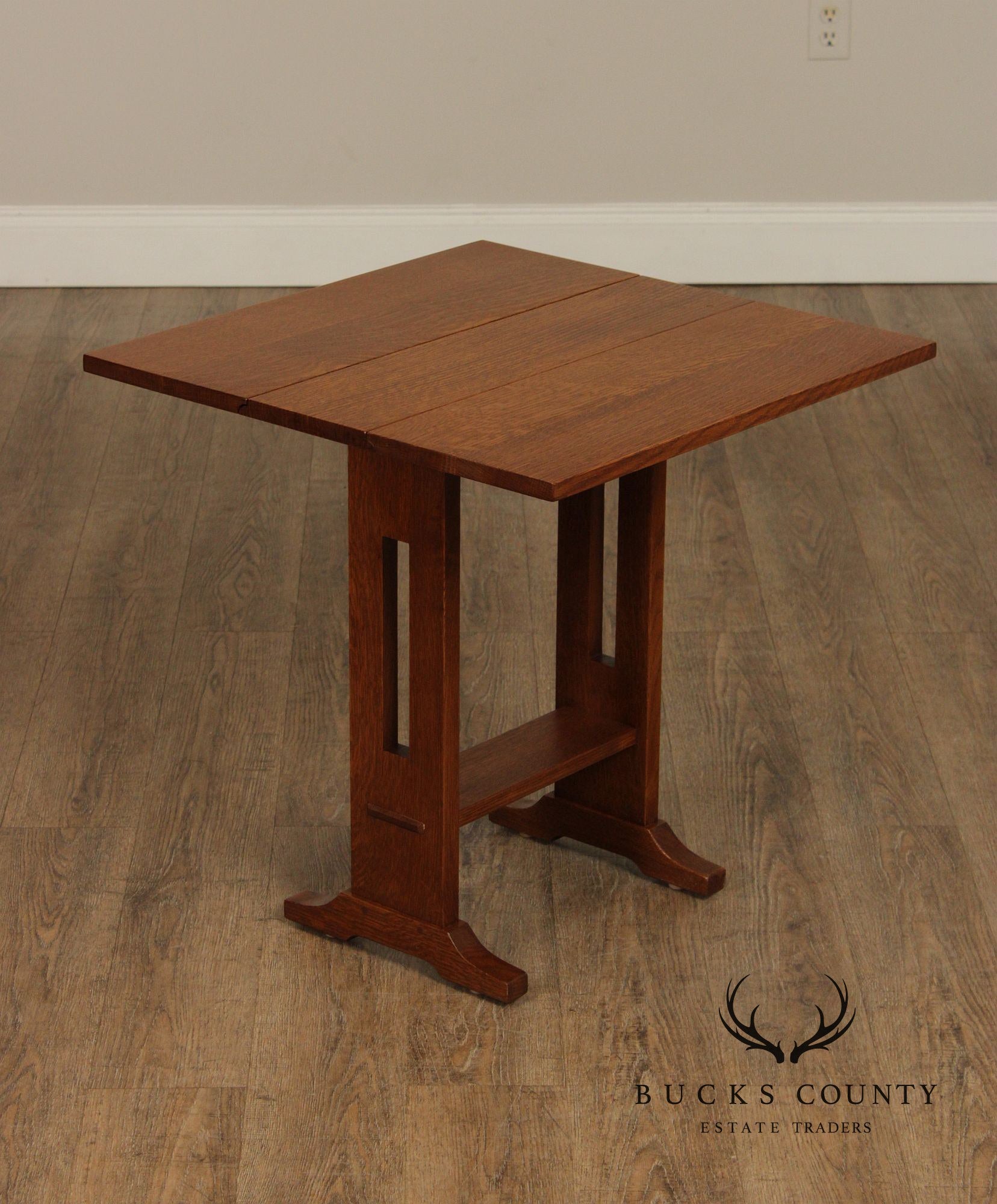 Stickley Mission Collection Oak Drop Leaf Table