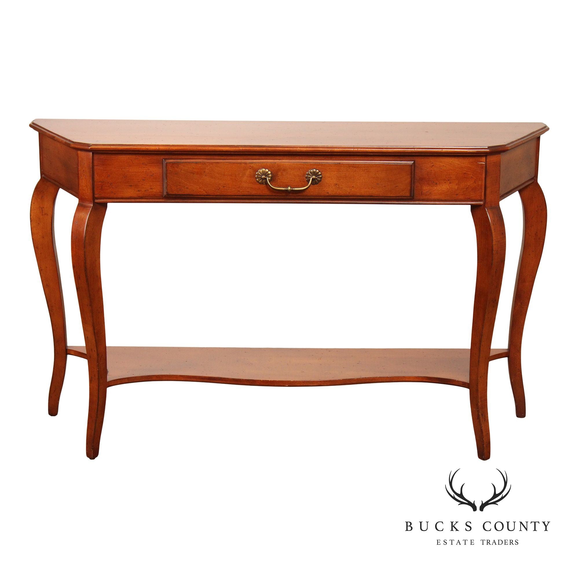 Superior Furniture Co. French Country Style Cherry Console Table