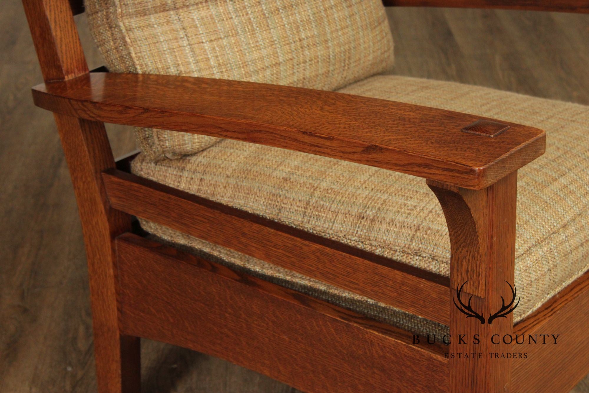 Stickley Mission Collection Oak Lounge Chair