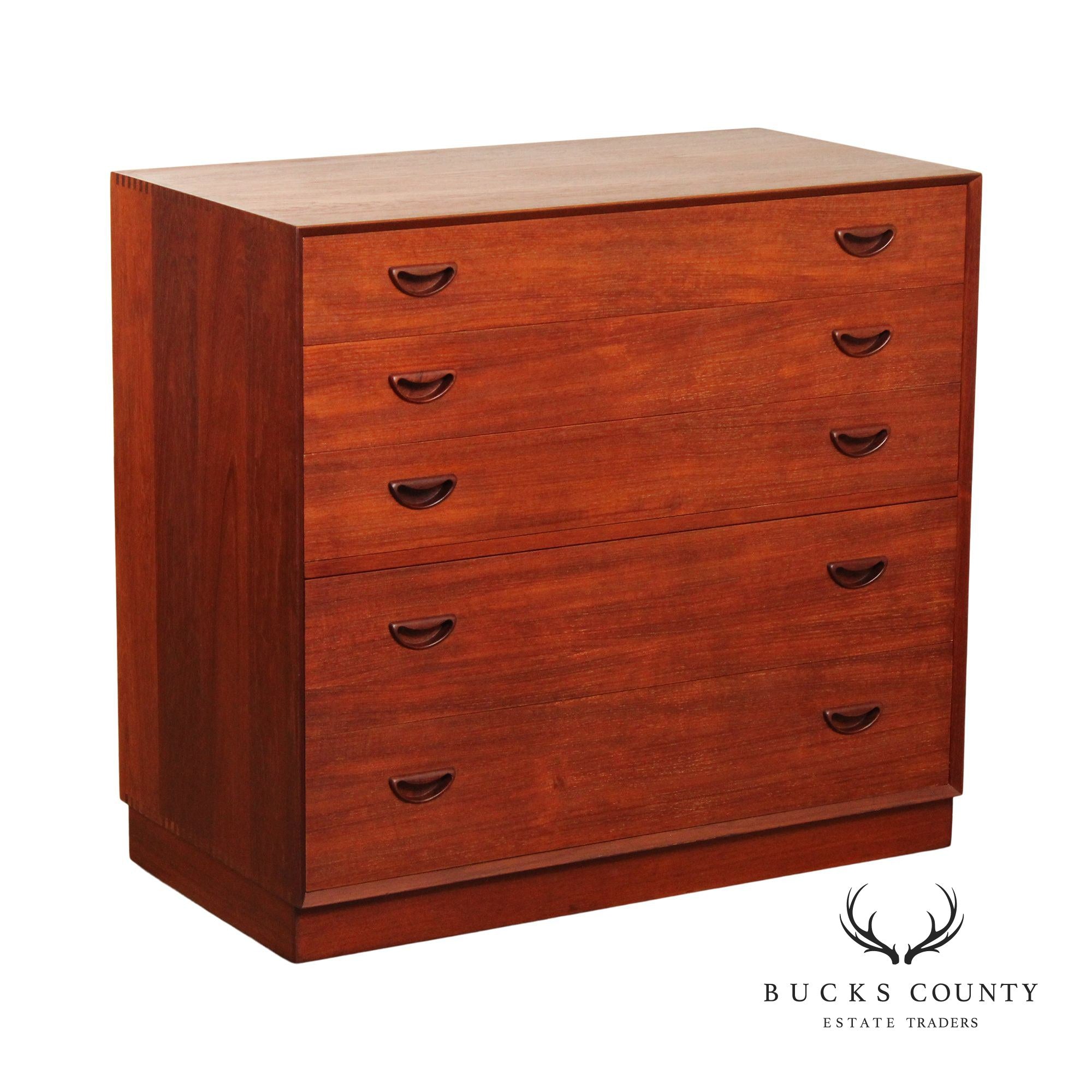 Danish Modern Teak Chest Of Drawers By Peter Hvidt and Orla Molgaard-Nielsen