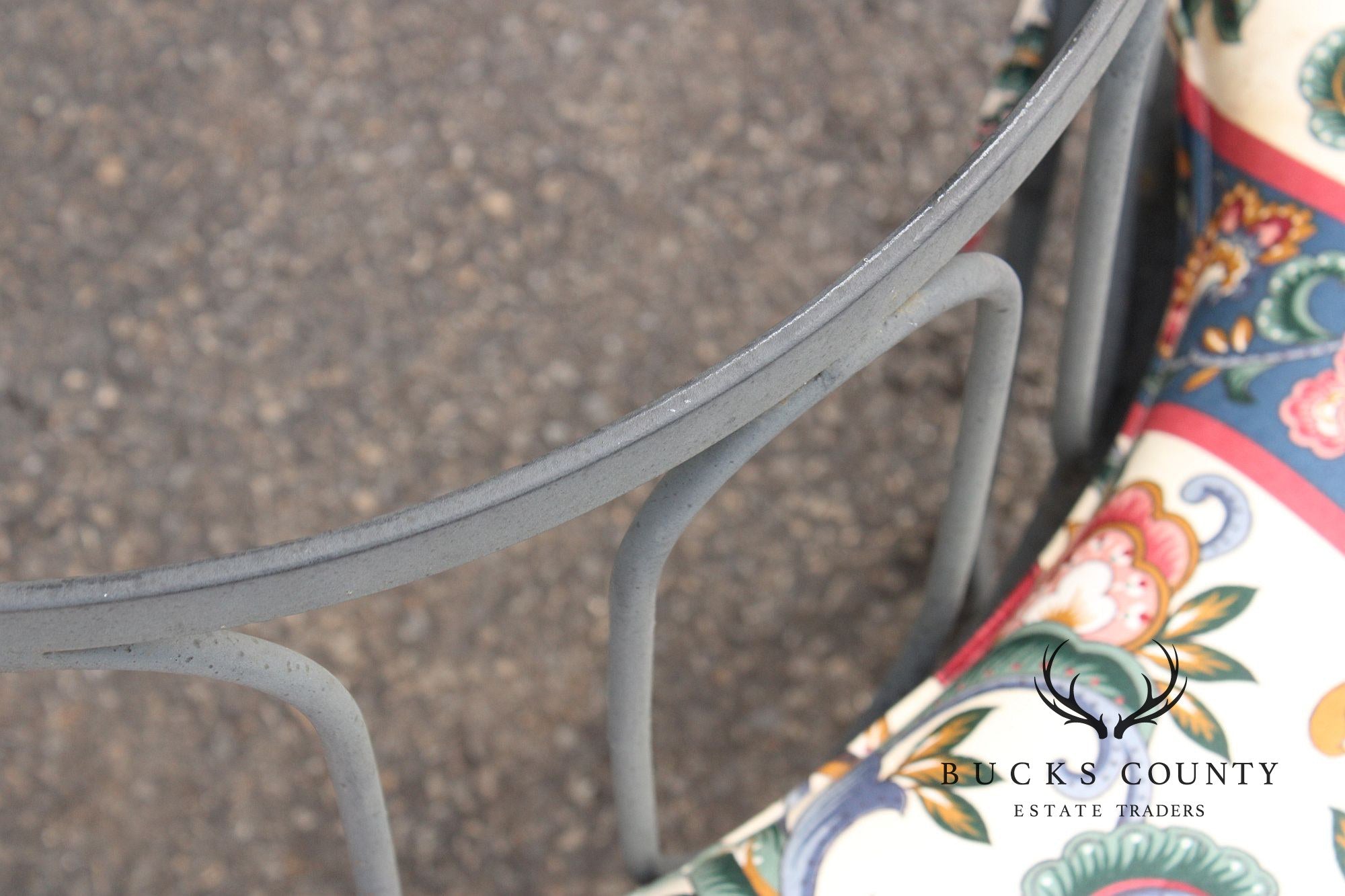 Wrought Iron Circular Garden Tree Bench With Cushions