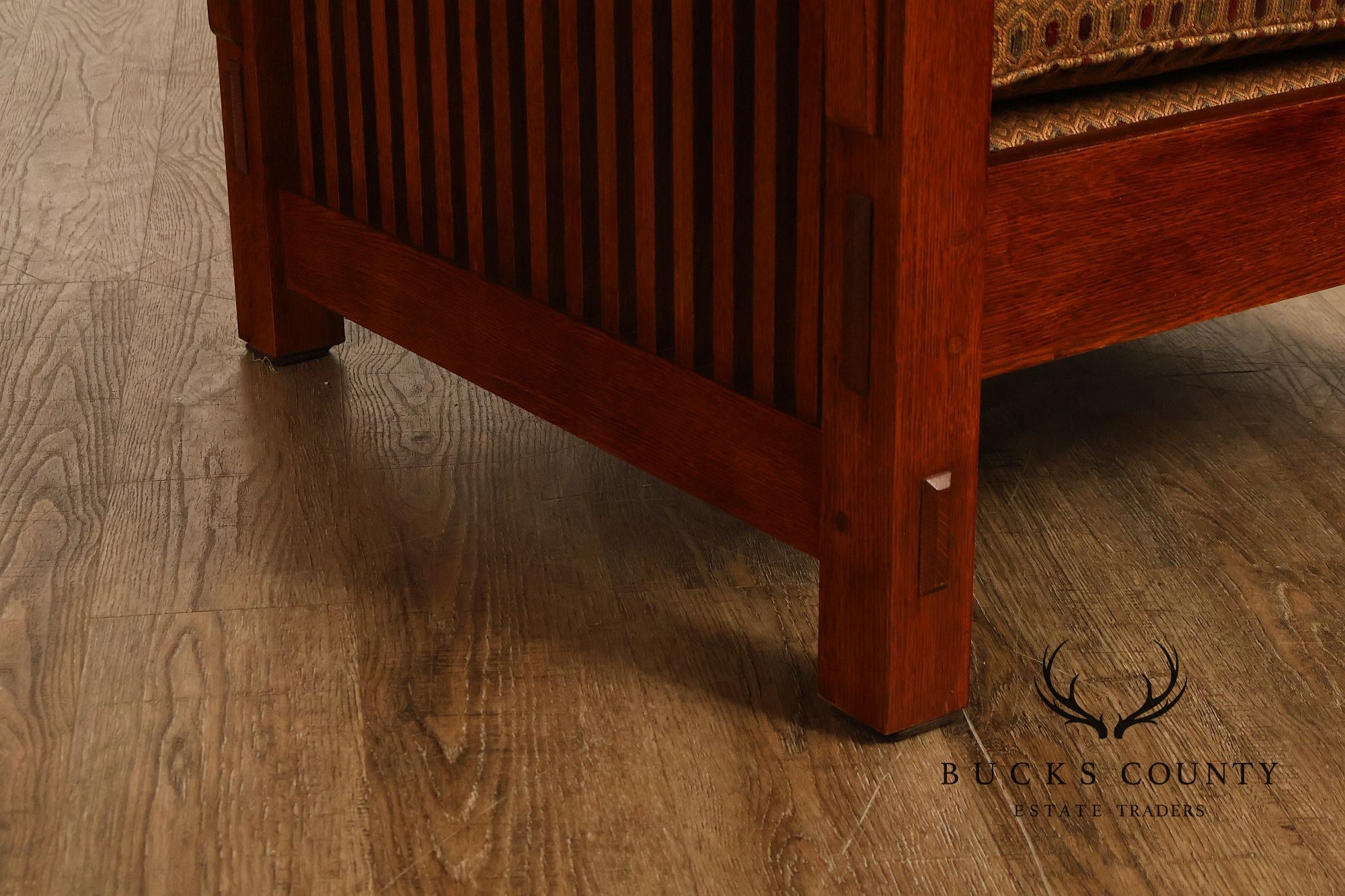Stickley Mission Collection Oak Spindle Morris Chair