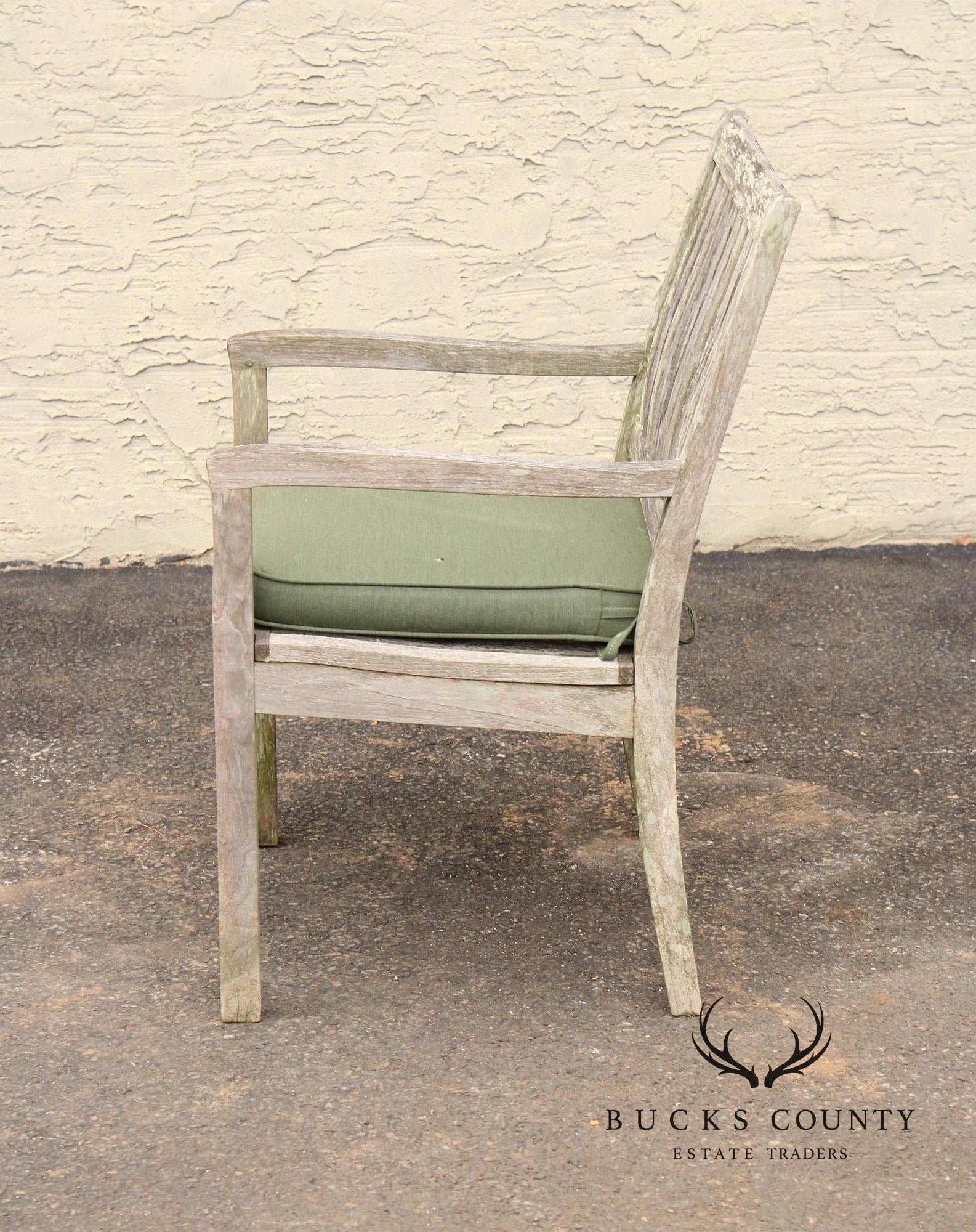 Gloster Teak Outdoor Patio Dining Table With Four Chairs