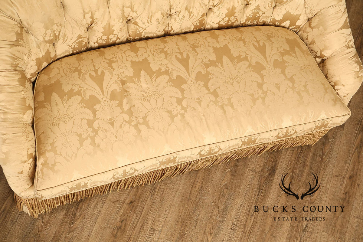 TRS Furniture Button-Tufted Upholstered Sofa