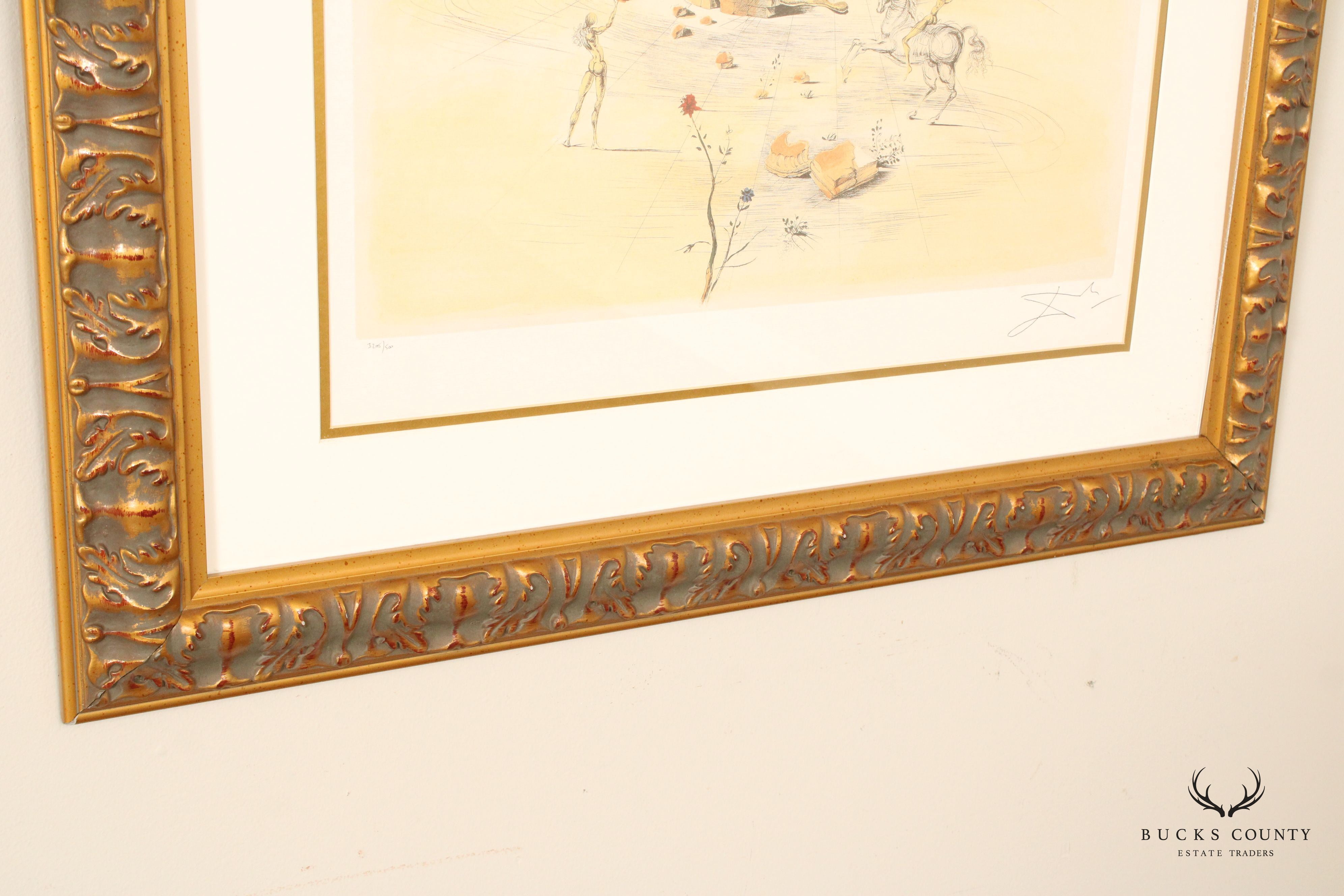 Salvador Dali 'Cosmic Horseman' Limited Edition Lithograph
