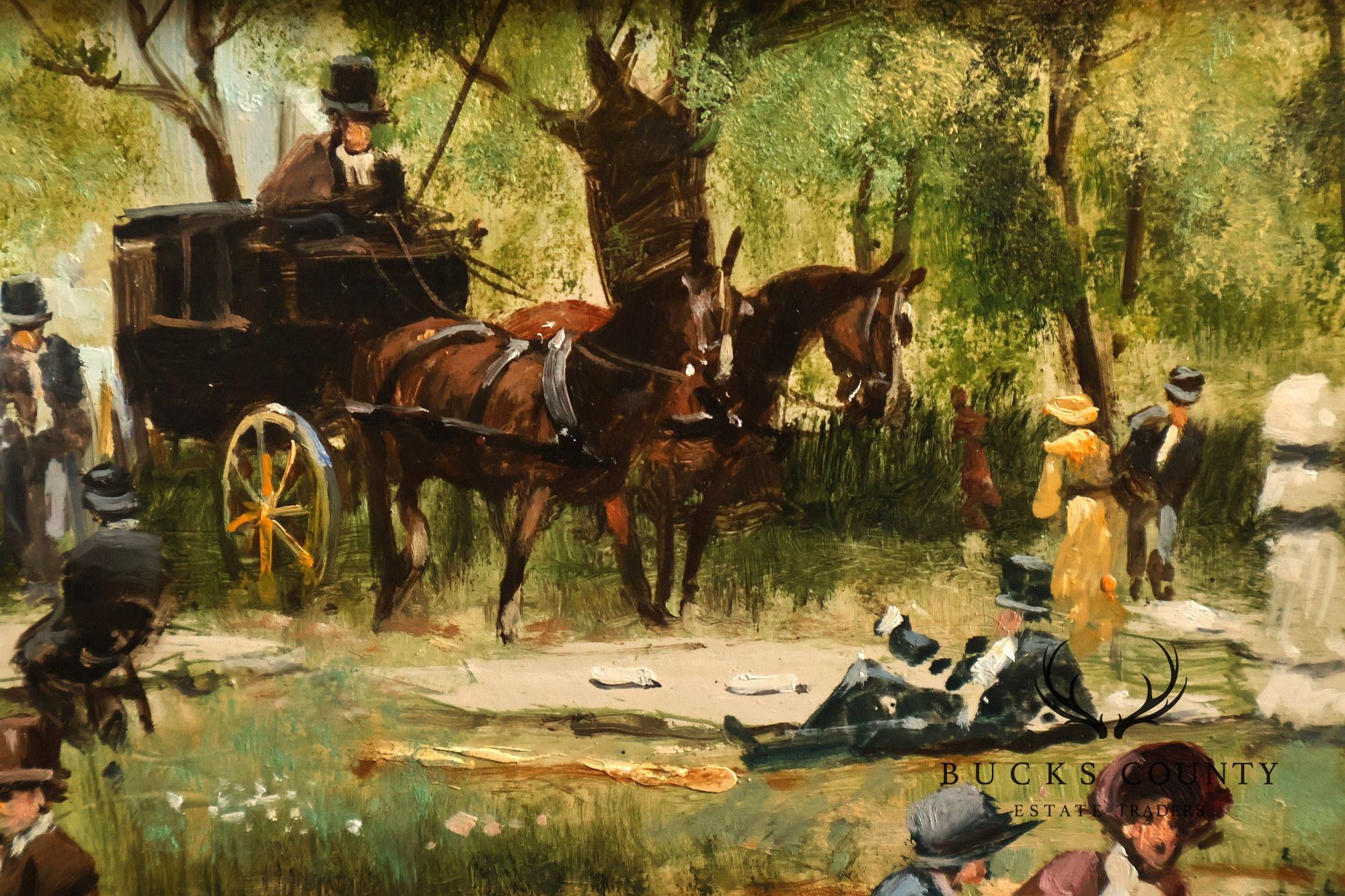 Francesco Tammaro Oil Painting, 'In the Countryside'