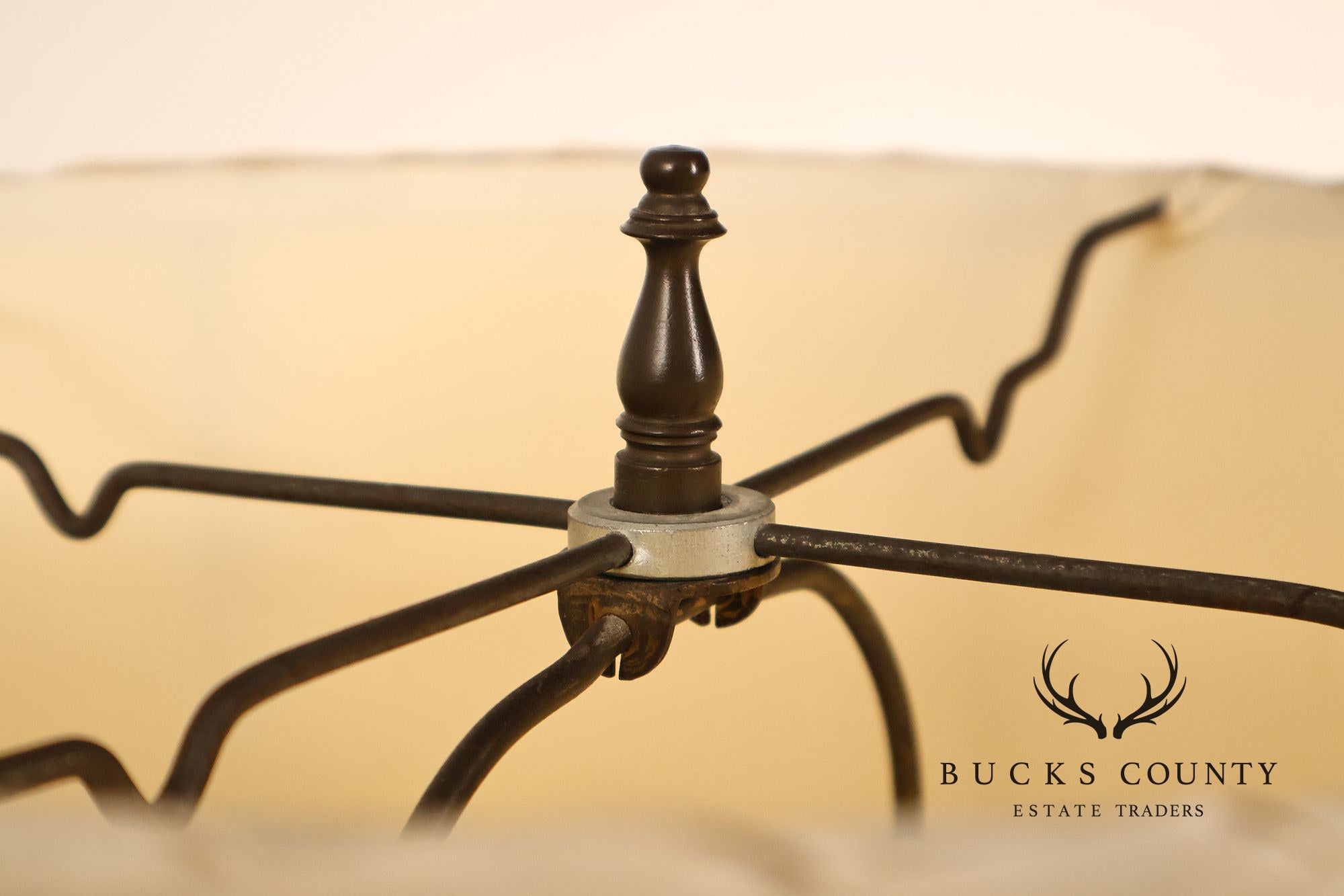 Leviton Mid Century Modern Blown Glass Table Lamp