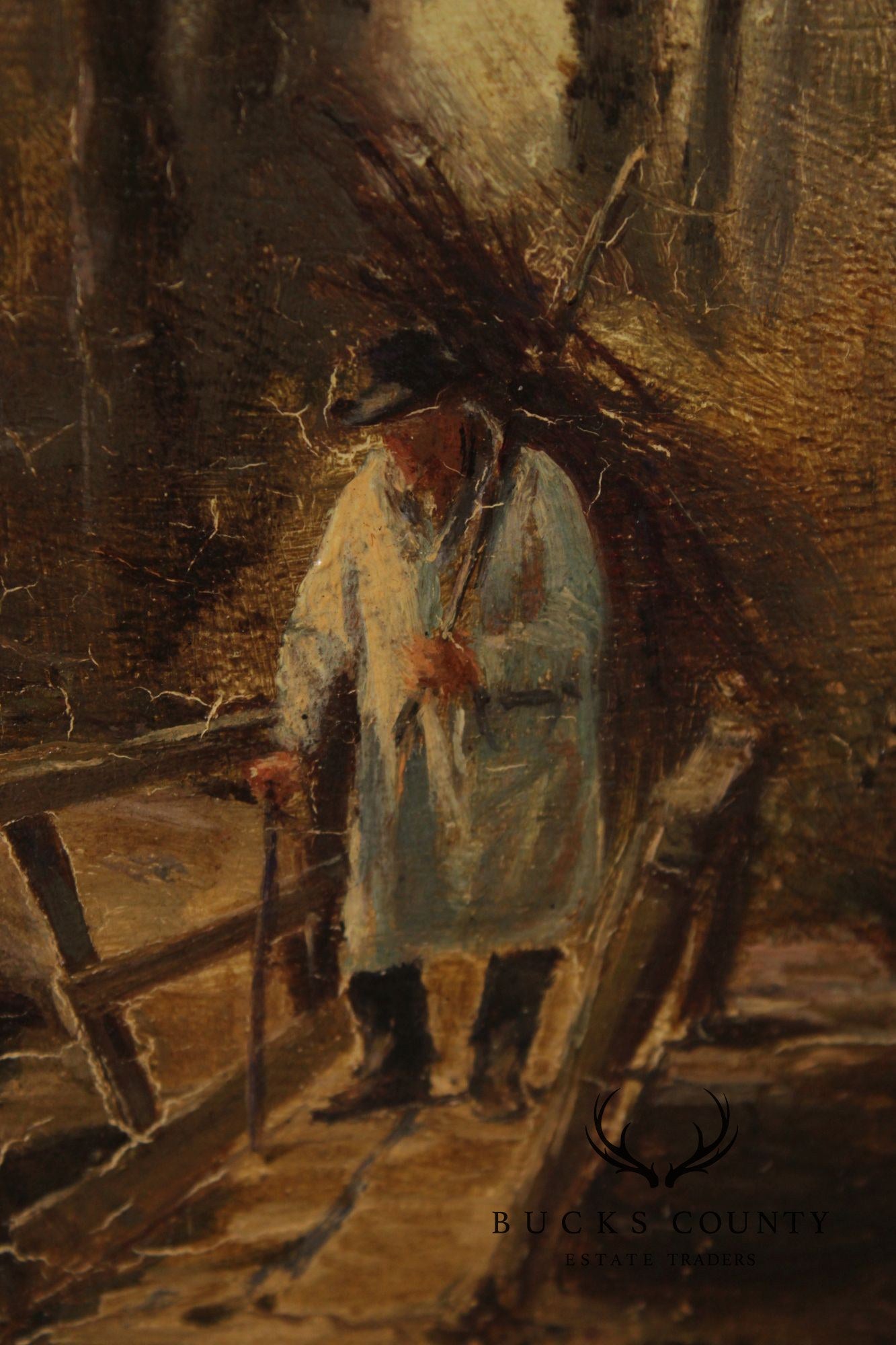Hugh Berry Scott Oil Painting, Woodland Walk