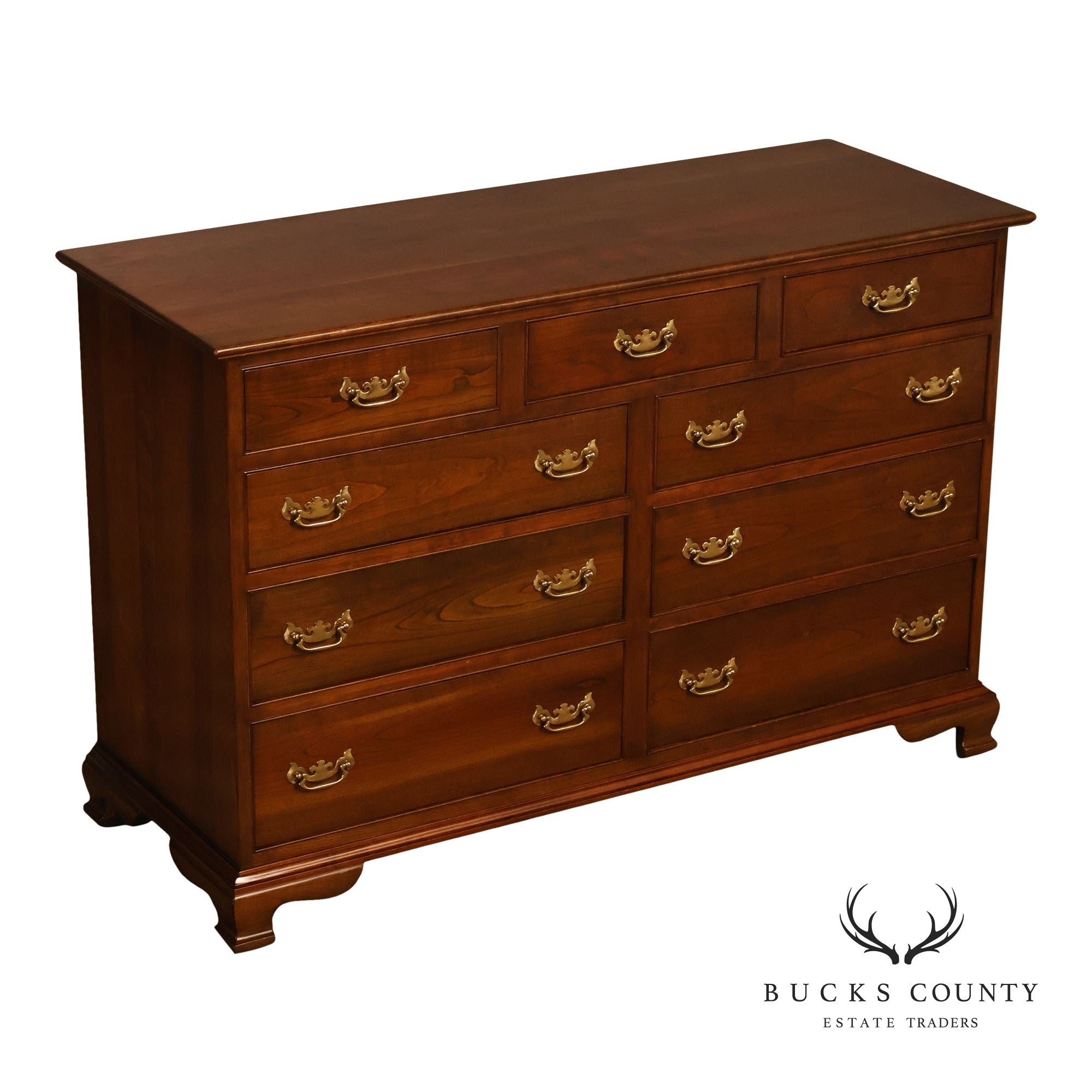 Stickley Traditional Style Cherry Double Dresser