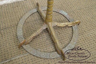 Antique Bronze Stork Leg Floor Lamp (possibly P.E. Guerin)