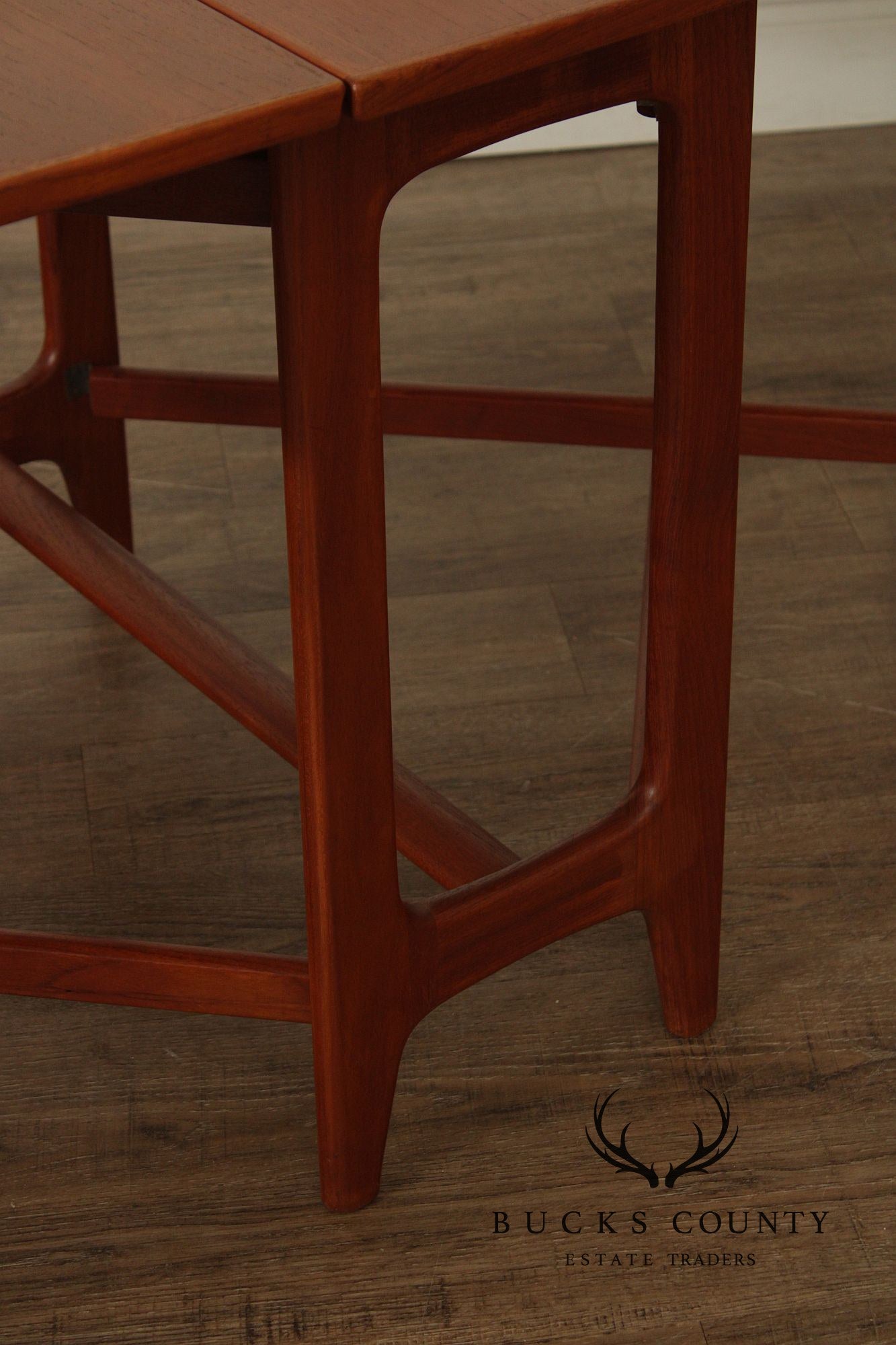 Kleppe Møbelfabrik Danish Modern Teak Drop-Leaf Dining Table