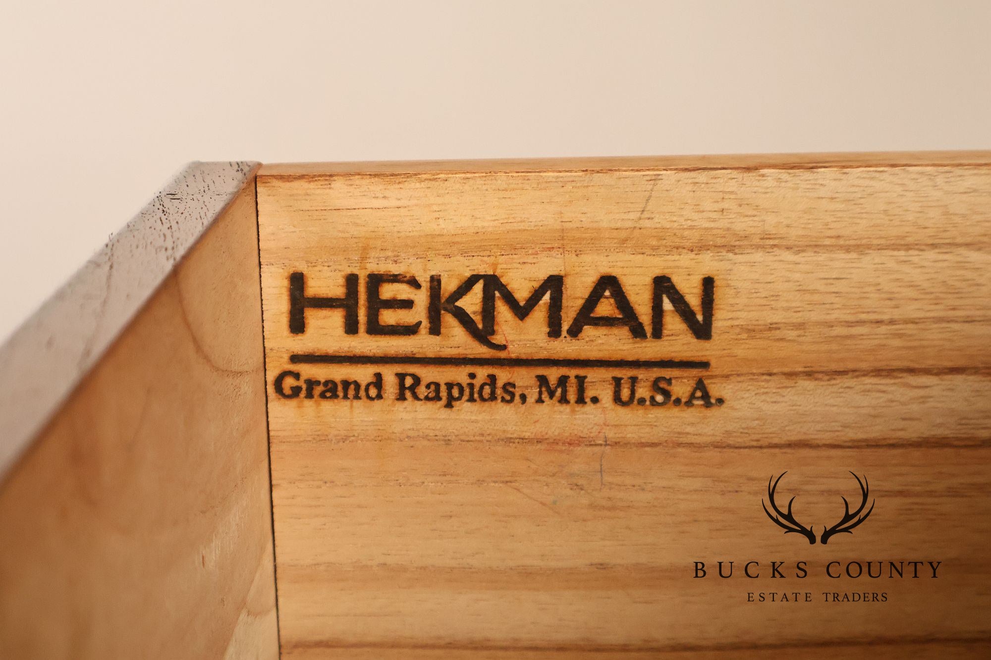 Hekman French Country Style Oak Two-Door Server
