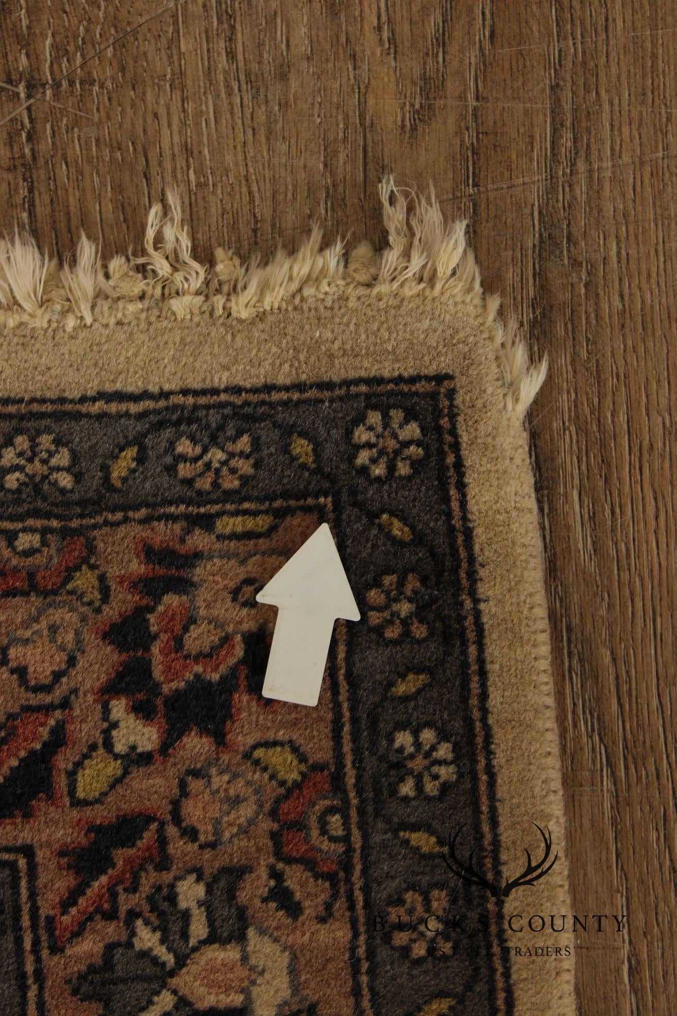 Persian Style Hand-Knotted Wool Area Rug – 2’ x 5’