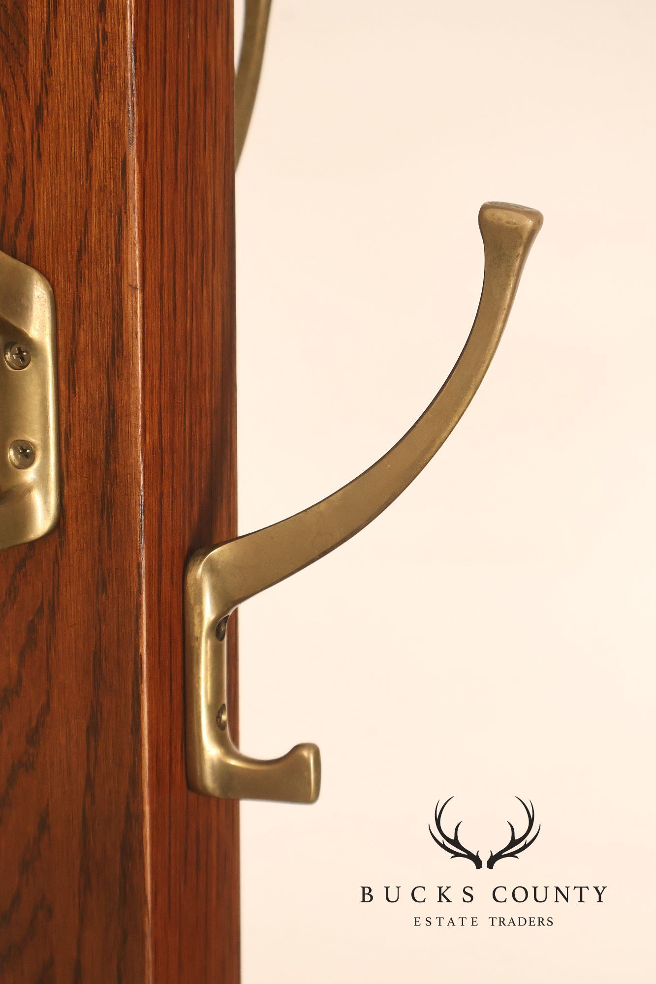 Stickley Mission Oak Hall Tree Coat Rack