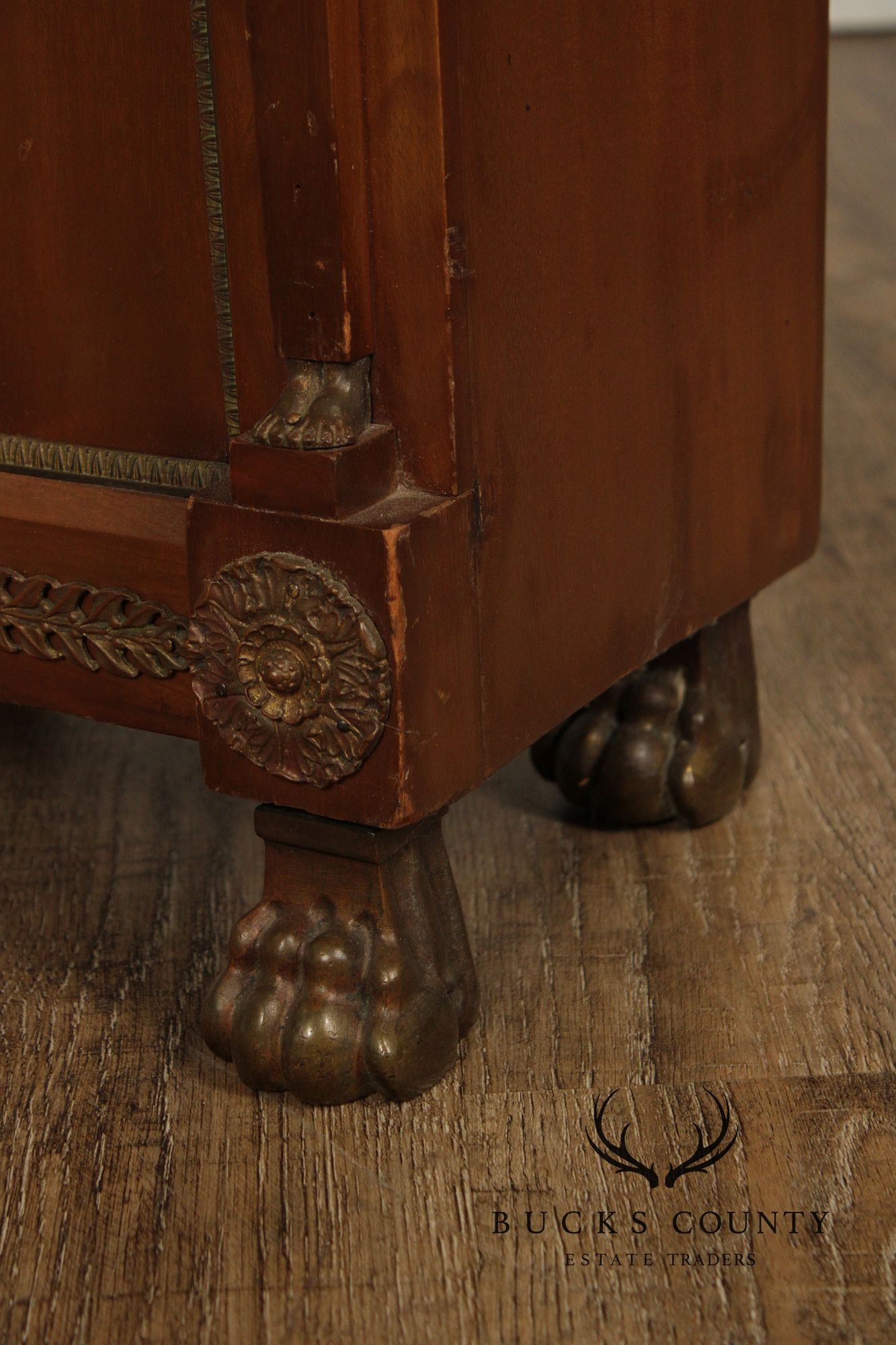 Antique French Marble Top Neoclassical Style Pedestal