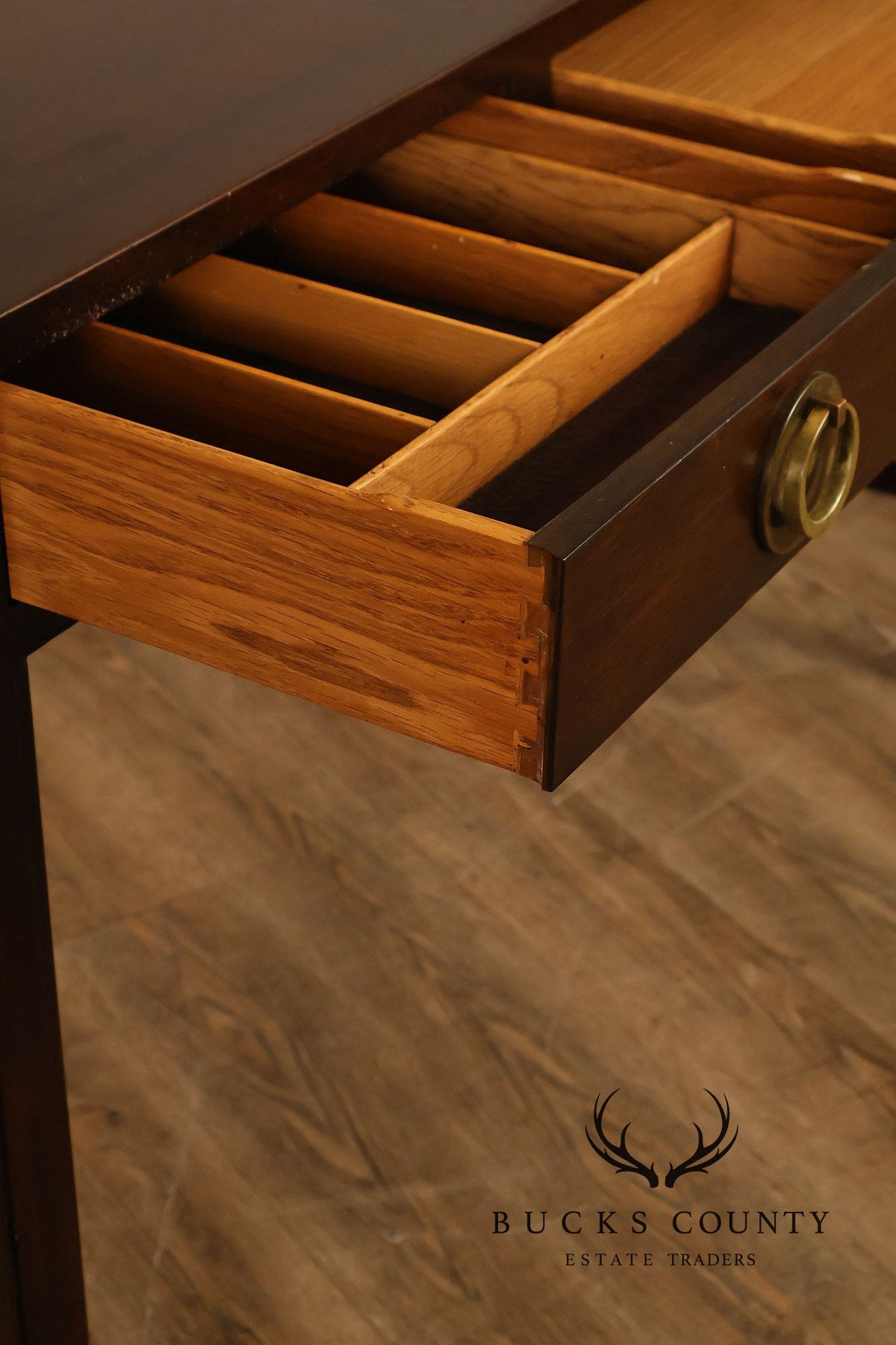 Dunbar Mid Century Modern Mahogany Console