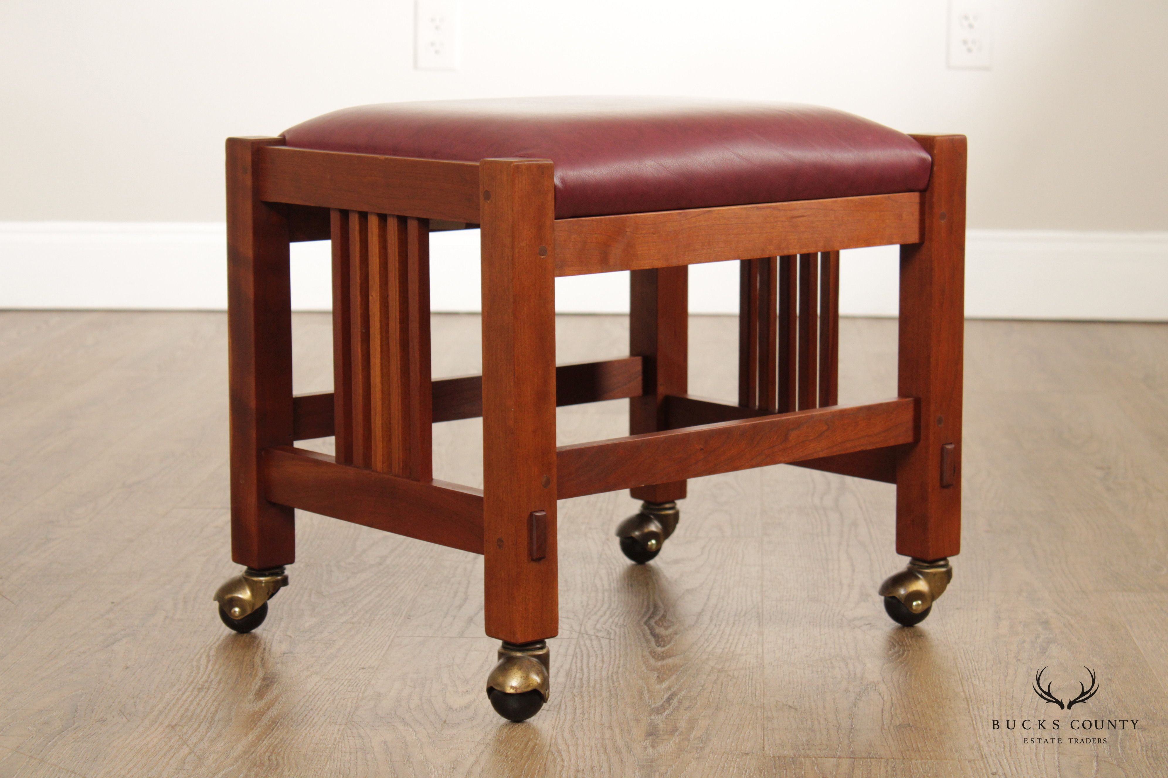 Stickley Mission Collection Cherry Foot Stool