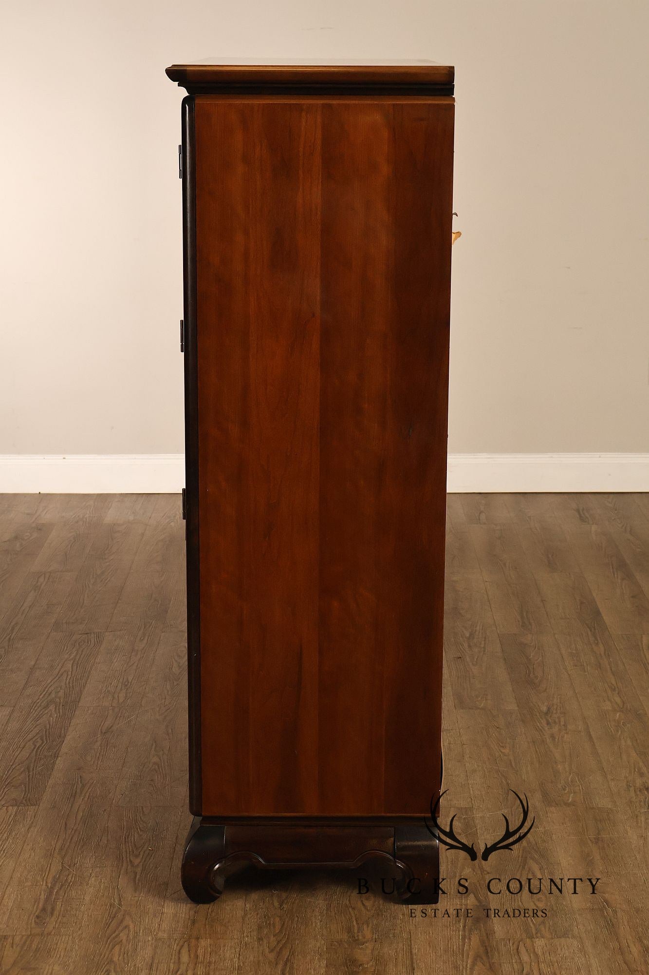 Broyhill Premier Ming Dynasty Asian Style Burl Wood Armoire