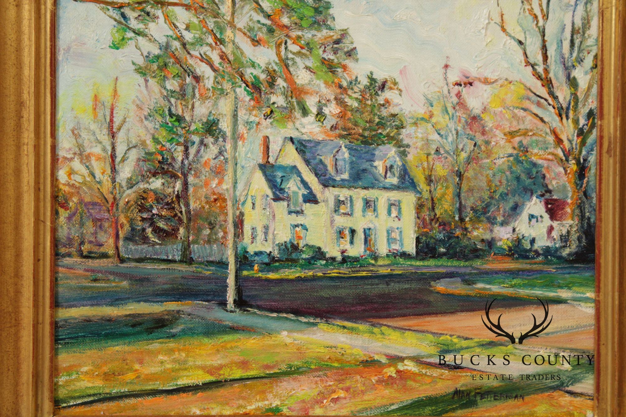 Alan Fetterman Oil Painting, 'Ashland Doylestown'