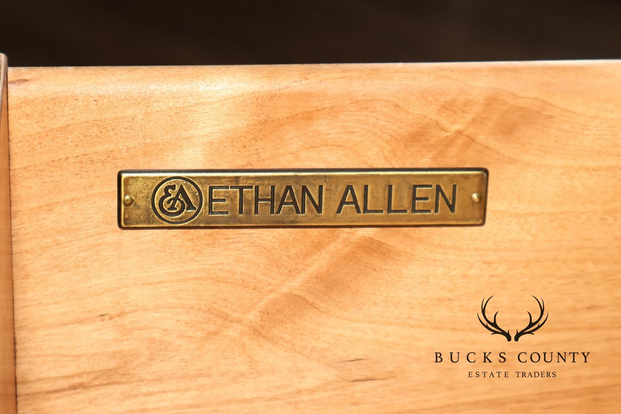 Ethan Allen 'Townhouse' Sliding Door Bookcase