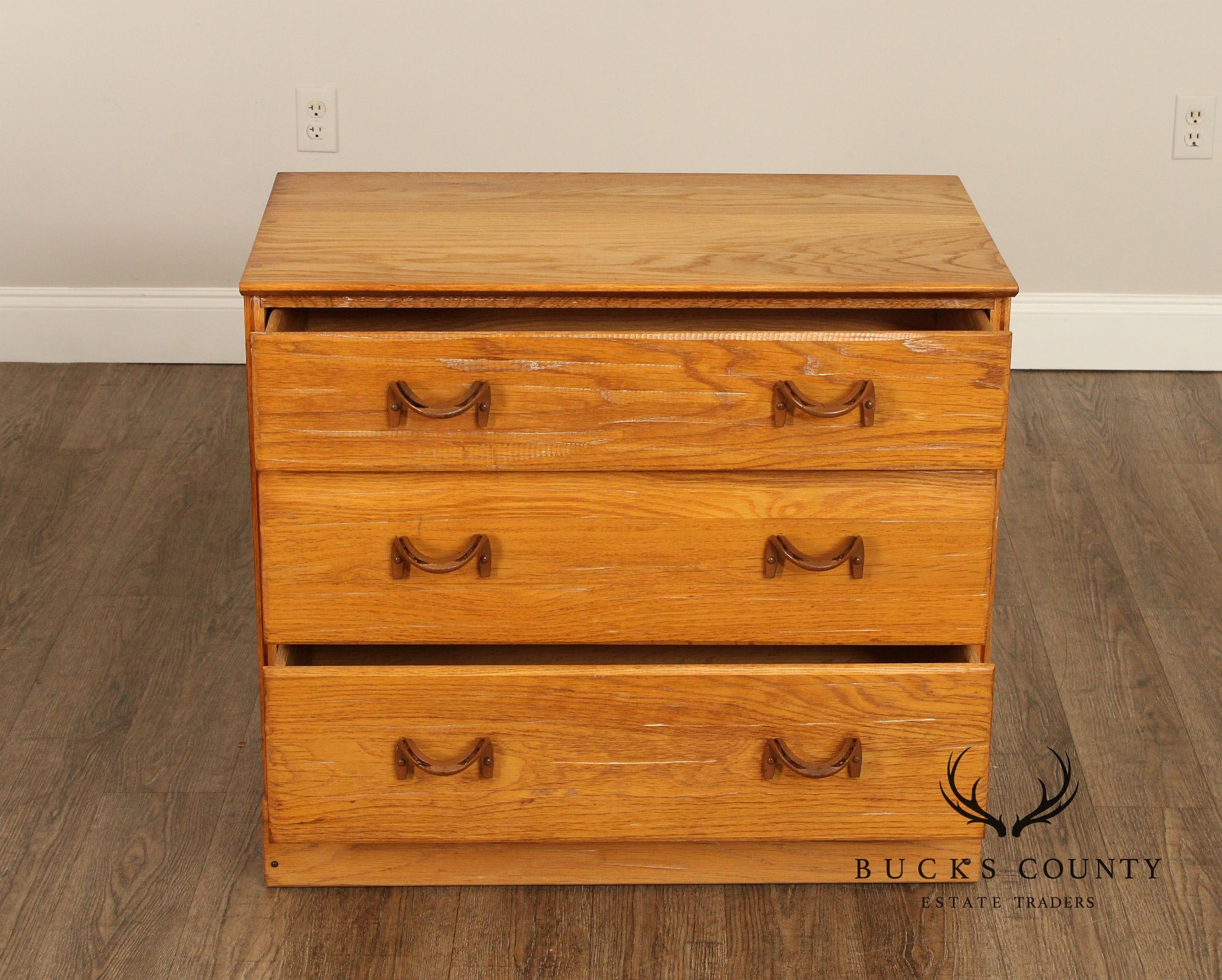 Brandt Ranch Oak Vintage Chest of Drawers