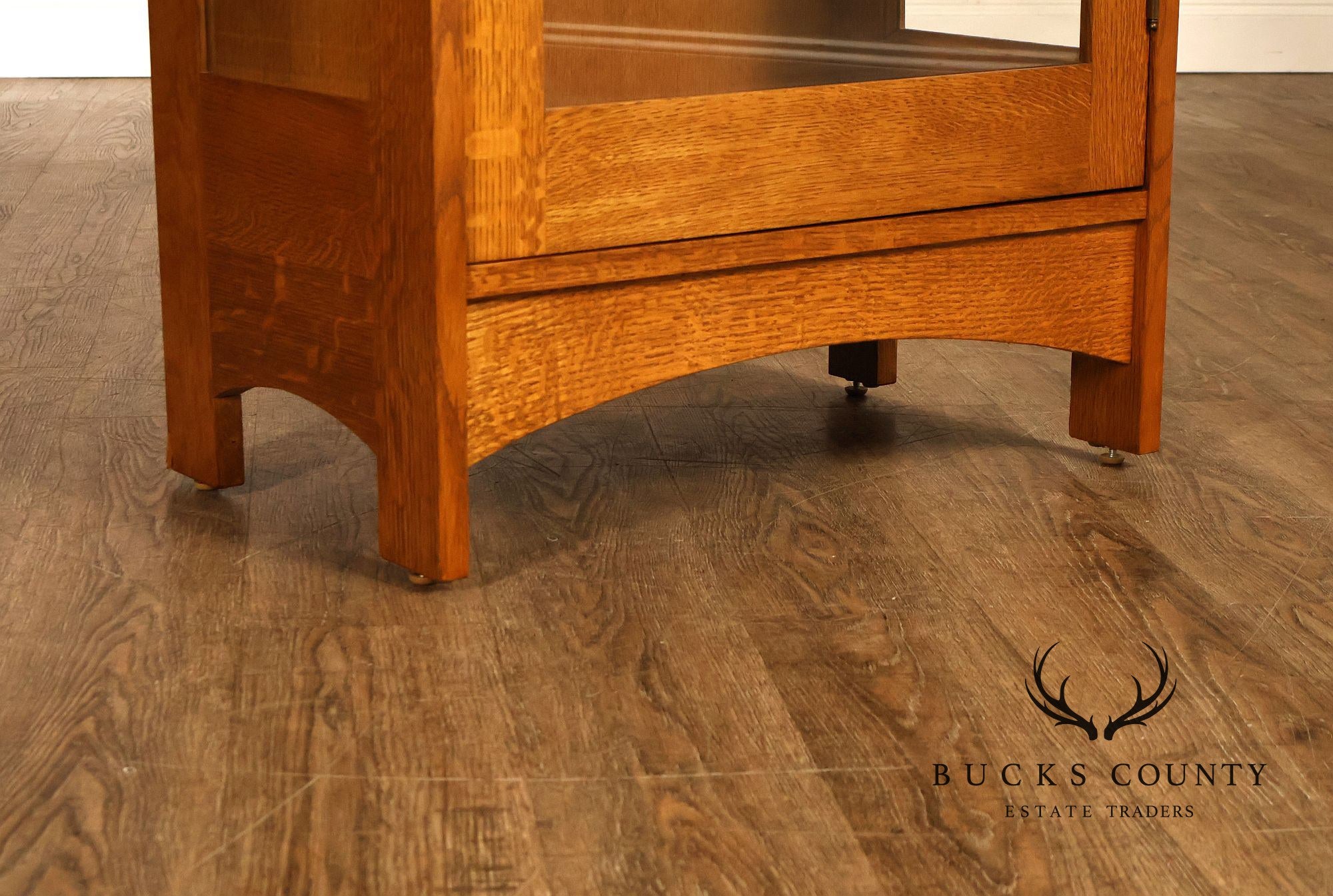 Stickley Mission Collection Oak Display Cabinet